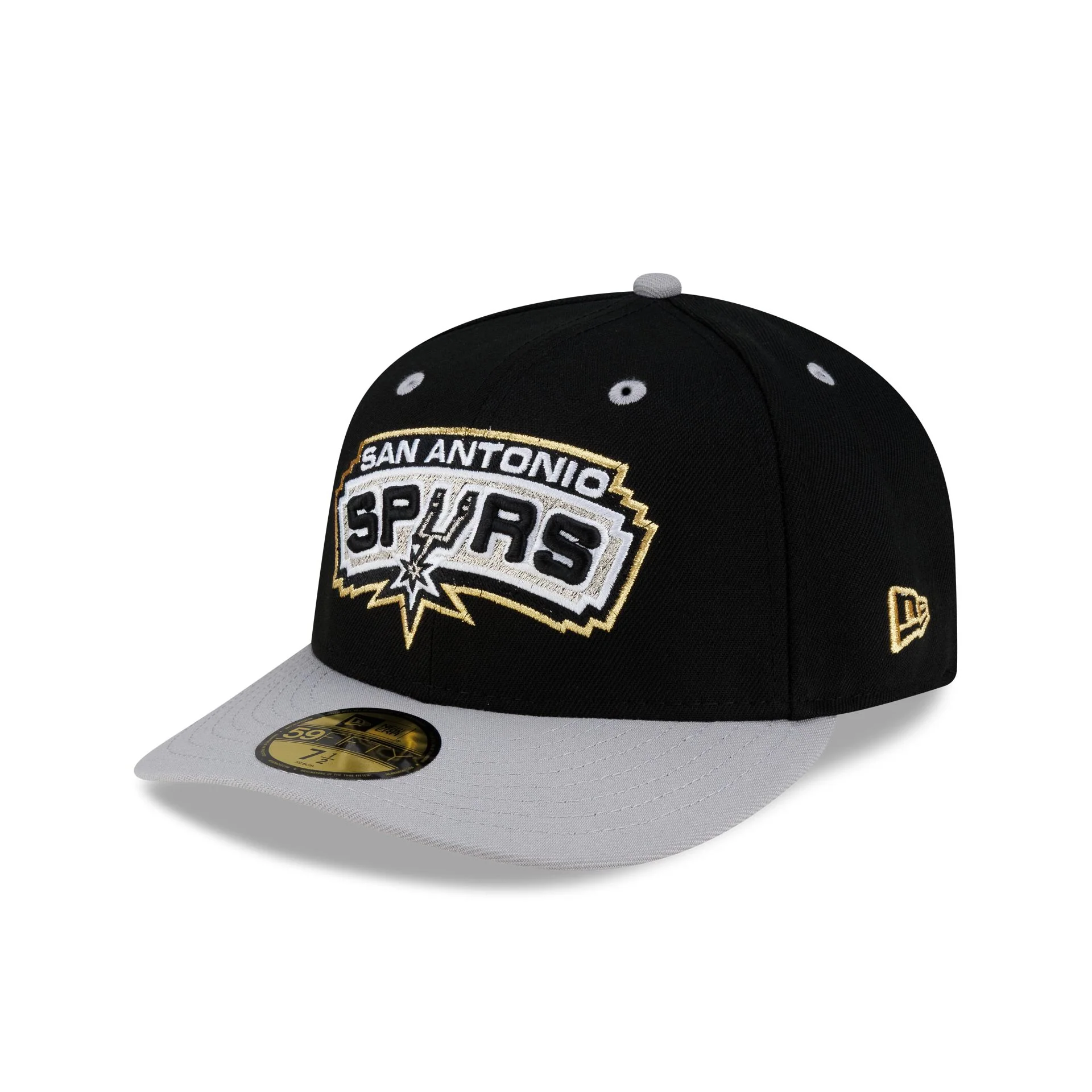 San Antonio Spurs 2003 Finals Black & Gold 59FIFTY Fitted Hat - Image 3