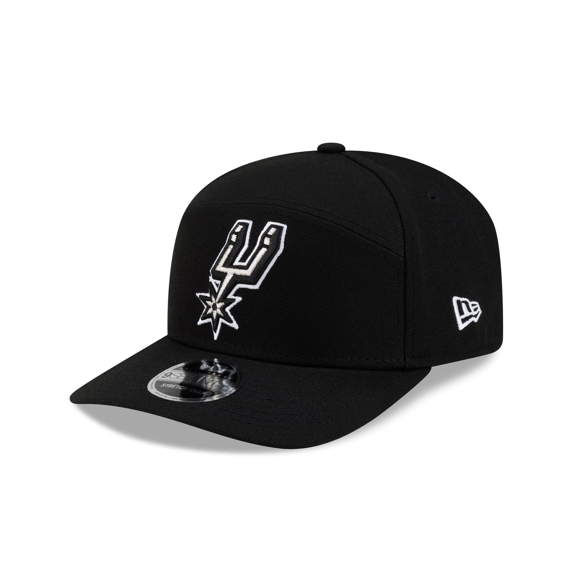 San Antonio Spurs Poly Split Panel 9SEVENTY Stretch-Snap Hat