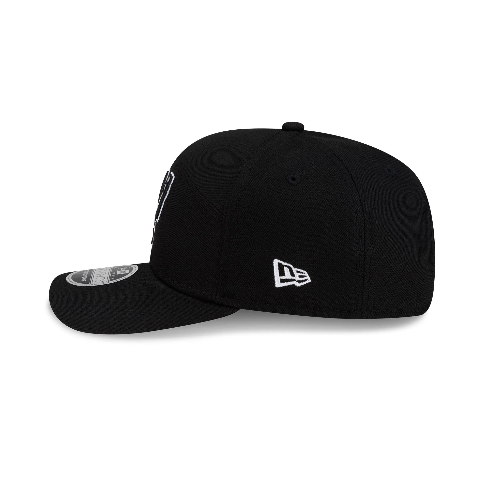 San Antonio Spurs Poly Split Panel 9SEVENTY Stretch-Snap Hat - Image 4