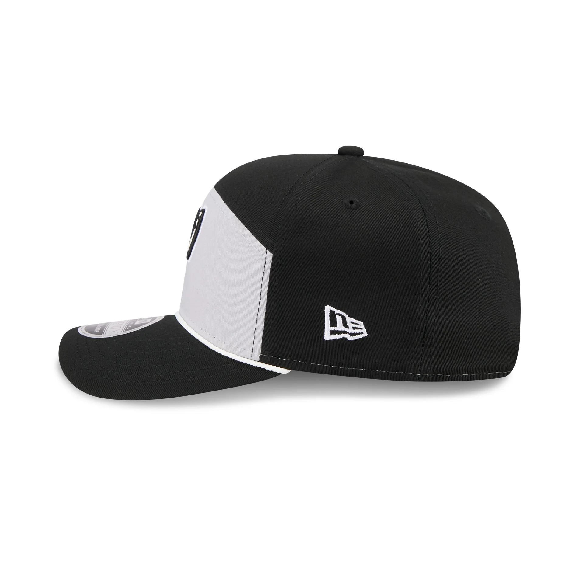 San Antonio Spurs Split Panel 9SEVENTY Stretch-Snap Hat - Image 4