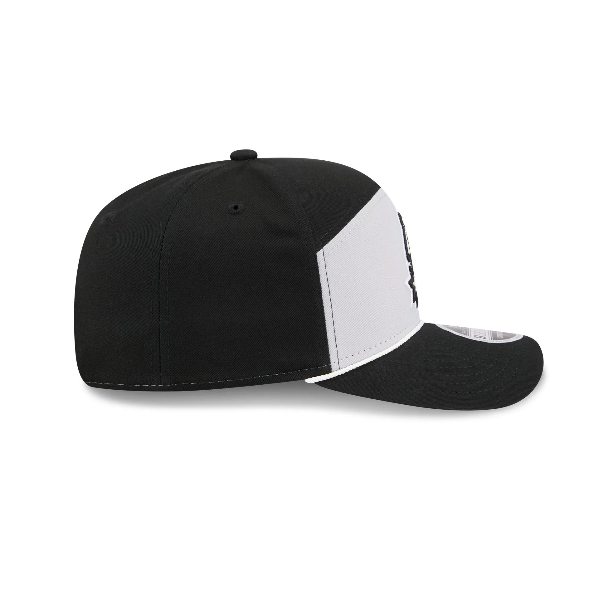 San Antonio Spurs Split Panel 9SEVENTY Stretch-Snap Hat - Image 5