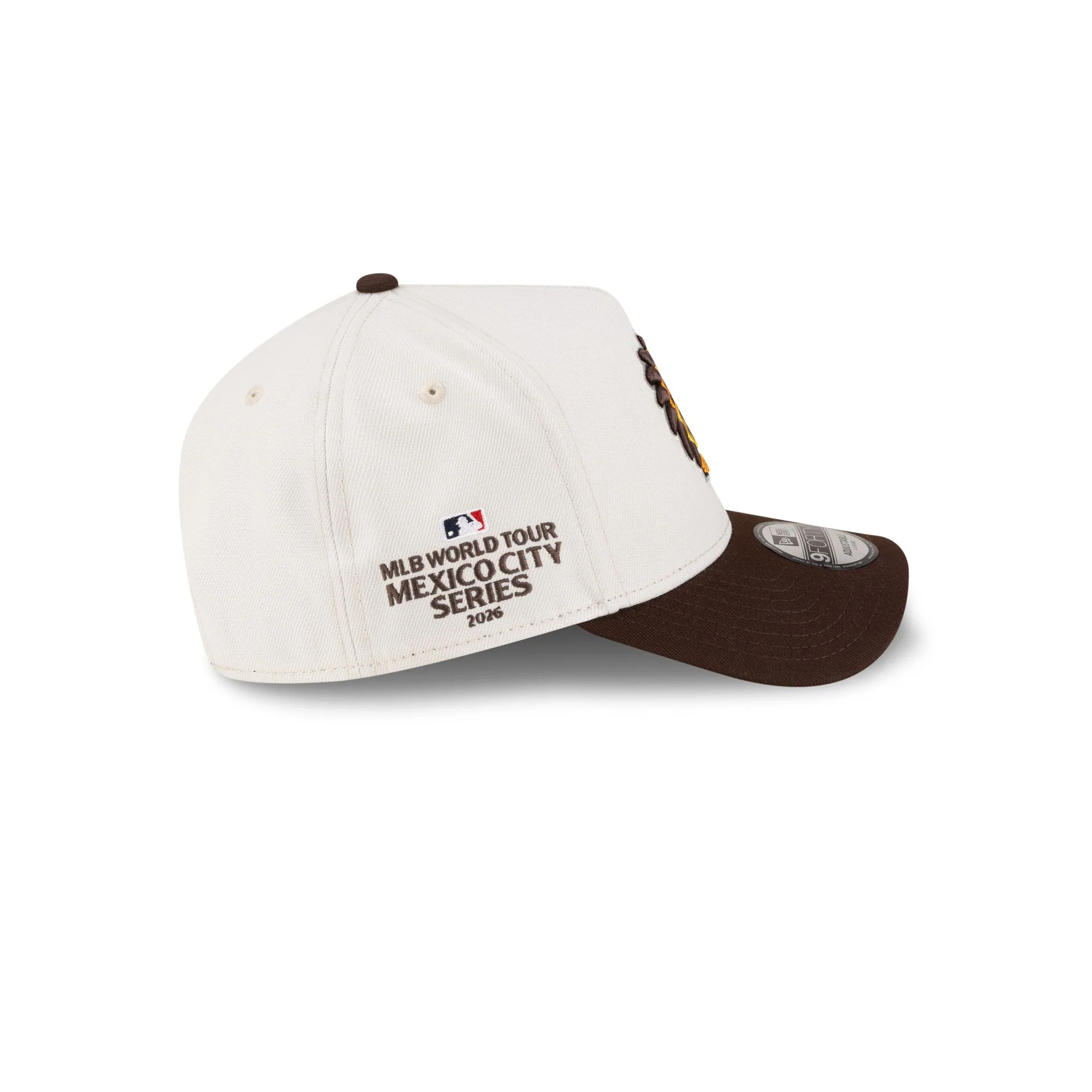 San Diego Padres 2026 MLB World Tour Mexico City Series 9FORTY A-Frame Trucker Hat - Image 4