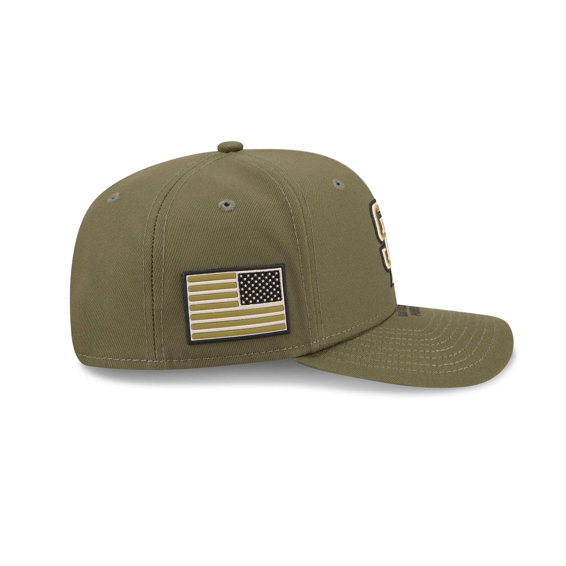 San Diego Padres Armed Forces Day 2026 9SEVENTY Stretch-Snap Hat - Image 4