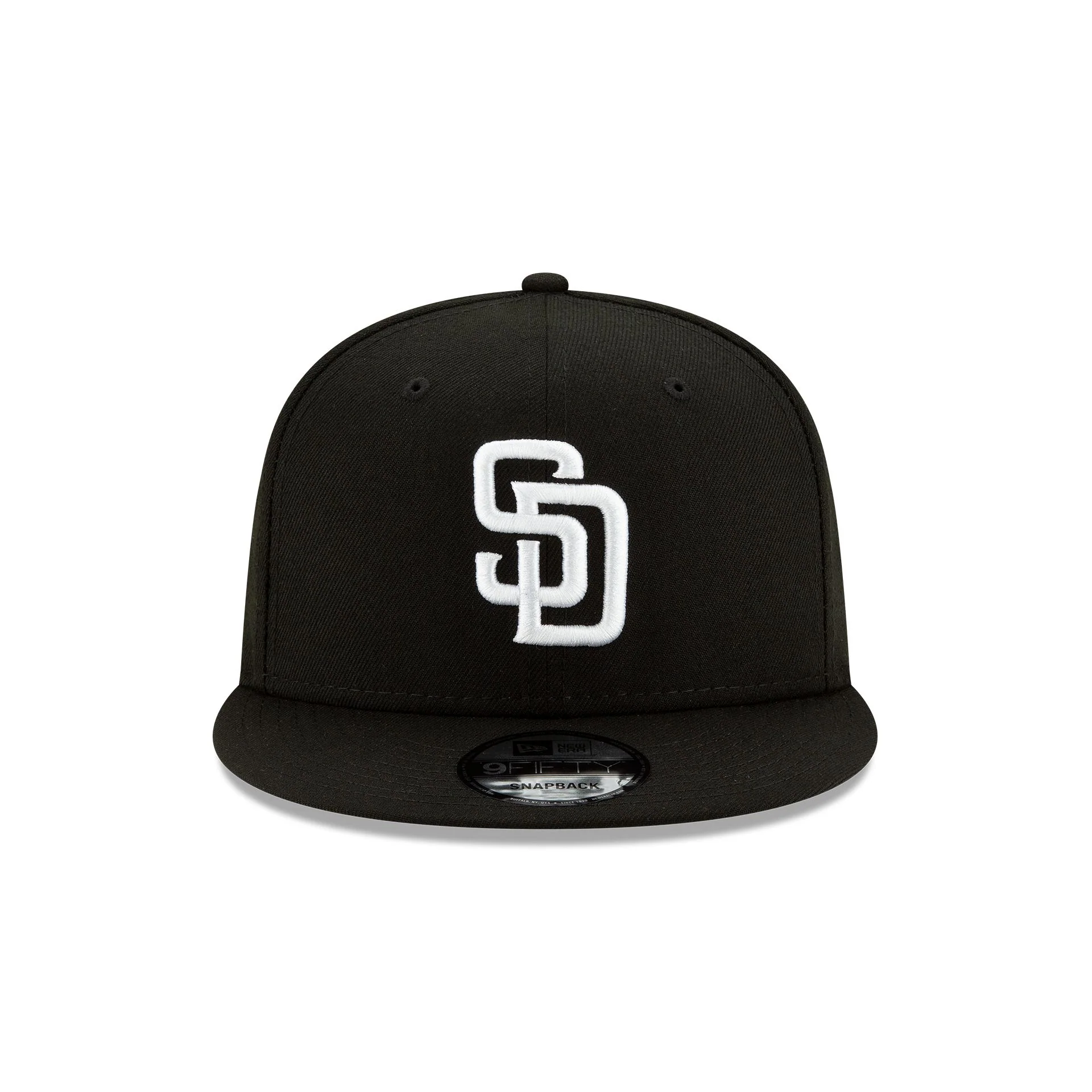 San Diego Padres Basic Black 9FIFTY Snapback Hat - Image 2