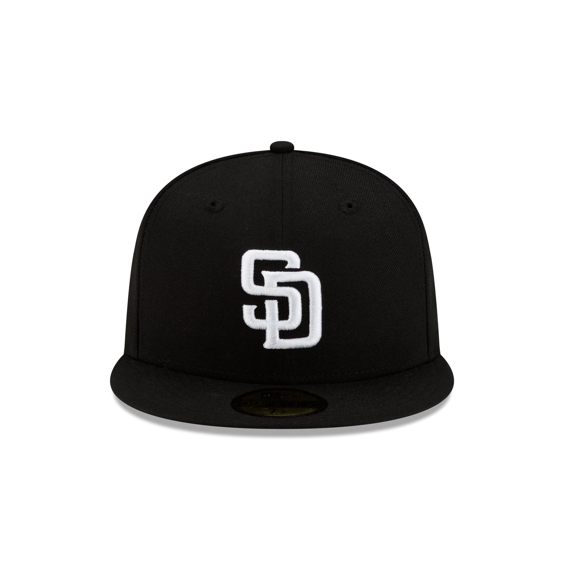 San Diego Padres Basic Black & White 59FIFTY Fitted Hat - Image 2