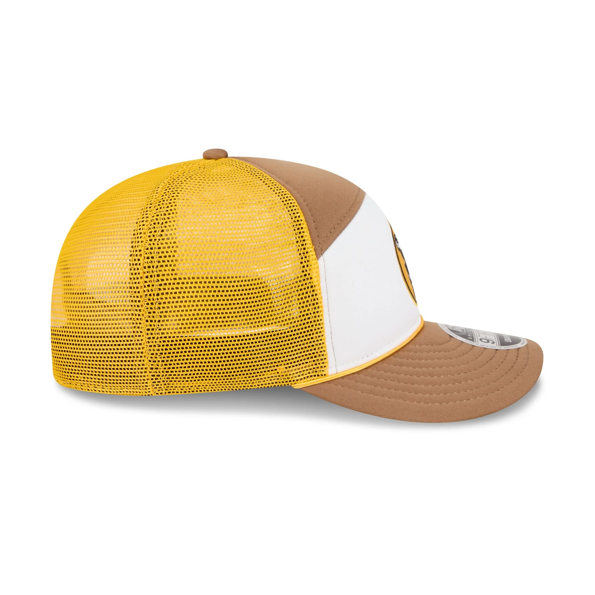 San Diego Padres Blocked Split Panel 9FIFTY Trucker Hat - Image 5