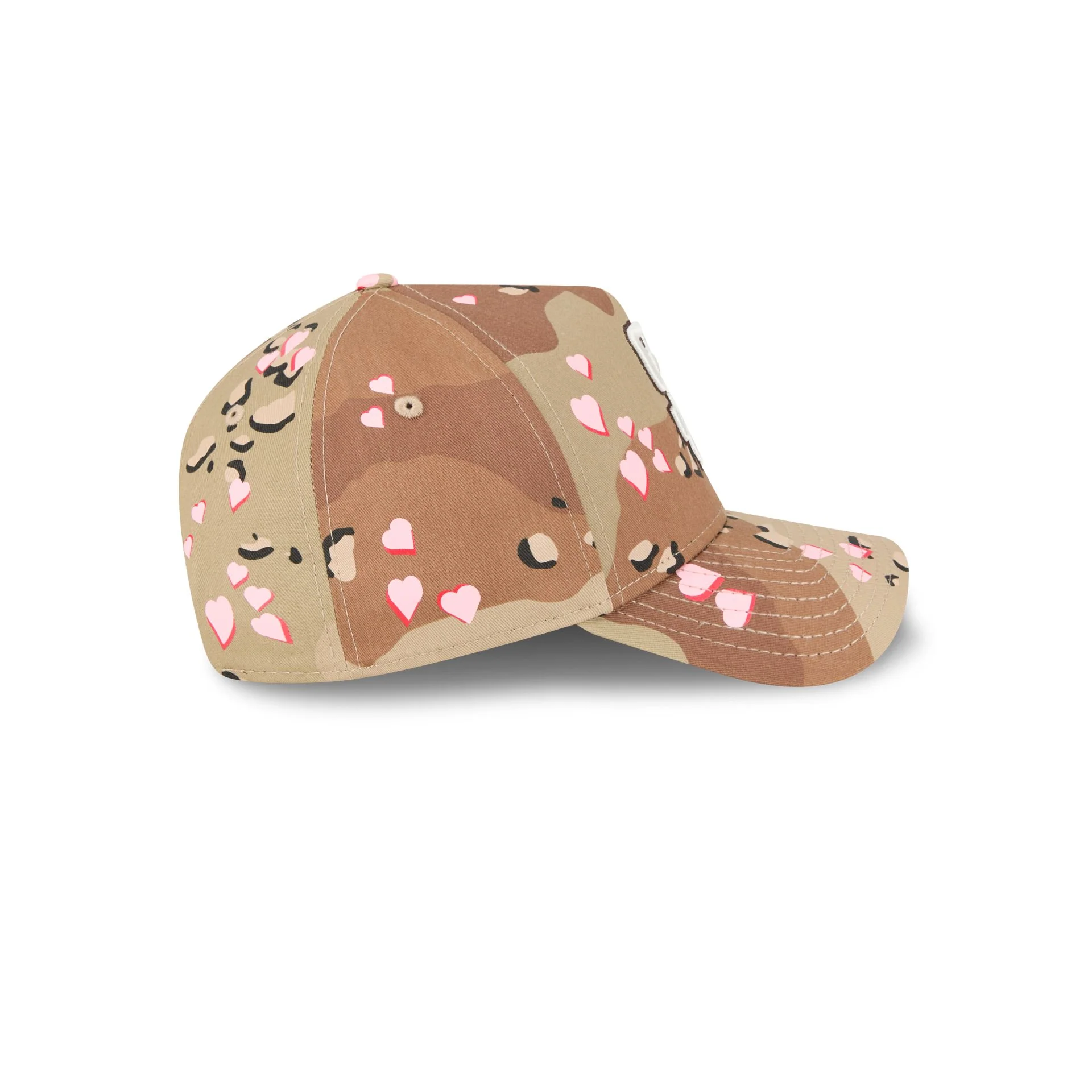 San Diego Padres Camo Hearts 9FORTY A-Frame Snapback Hat - Image 5