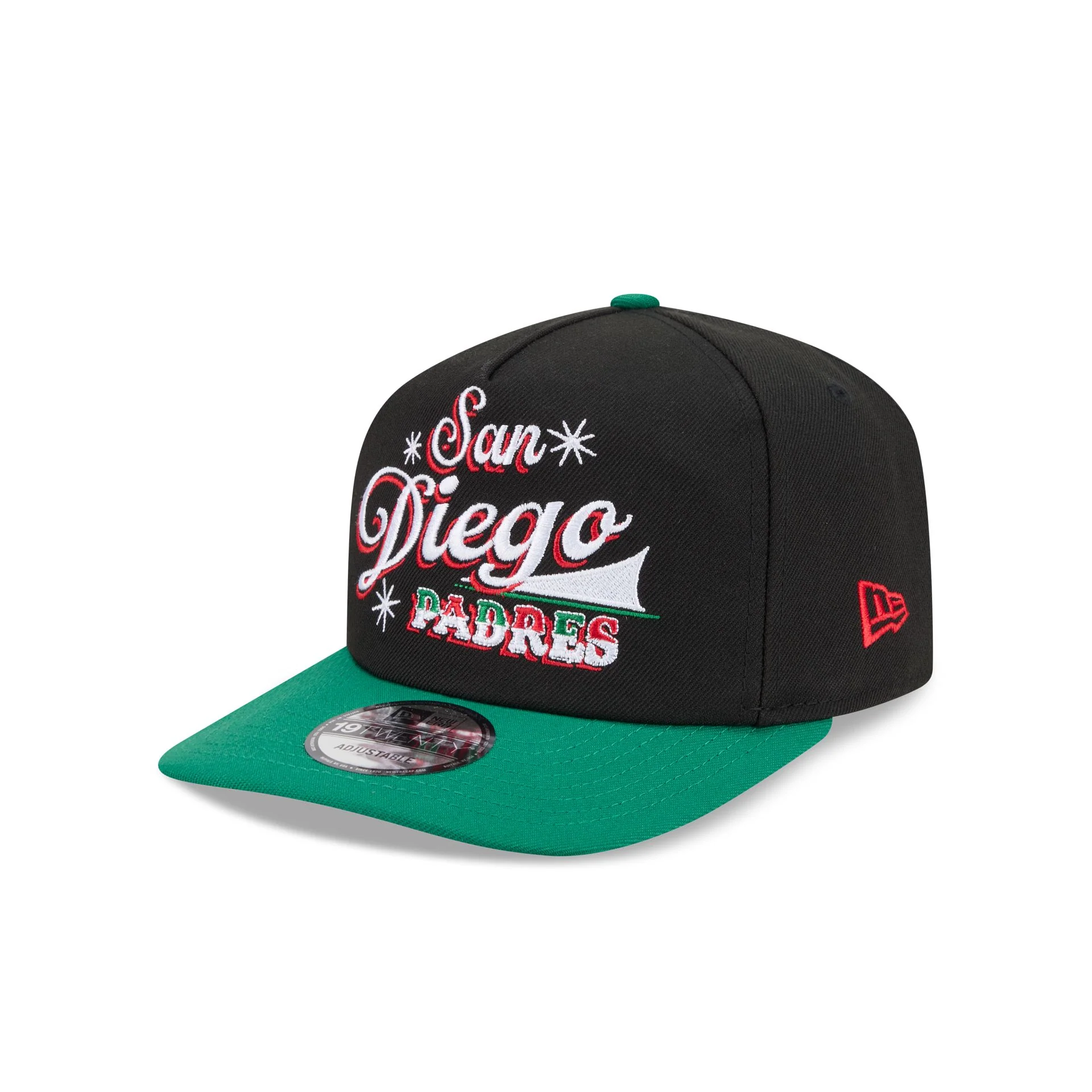 San Diego Padres Cinco de Mayo Black 19TWENTY Adjustable Hat - Image 3