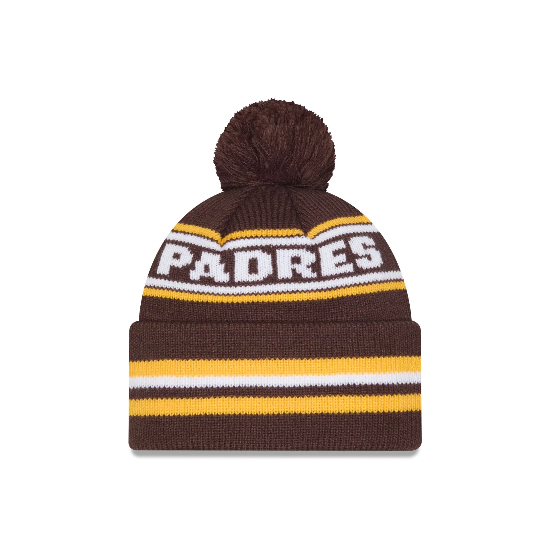 San Diego Padres Classic Pom Knit Hat - Image 3