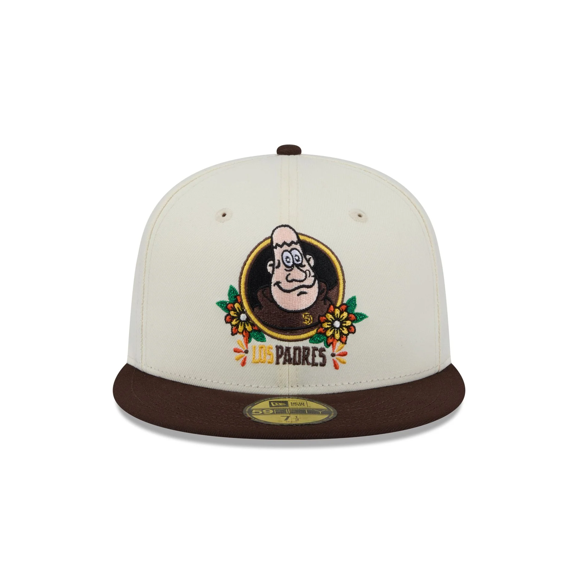San Diego Padres Day of the Dead Sugar Skull Mascot 59FIFTY Fitted Hat - Image 2