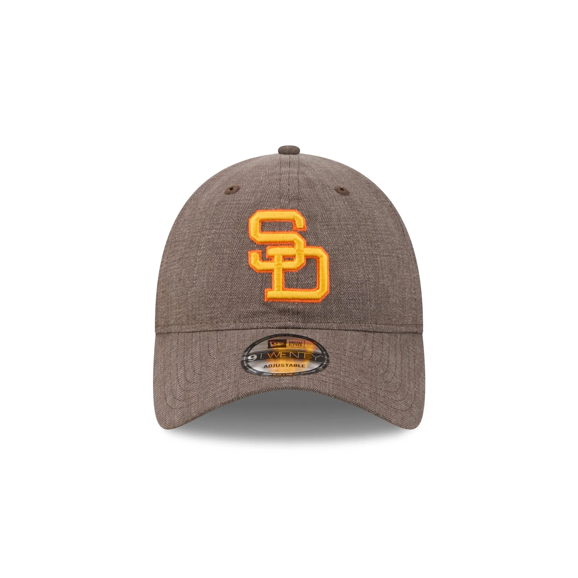 San Diego Padres Herringbone Team Colors 9TWENTY Adjustable Hat - Image 2