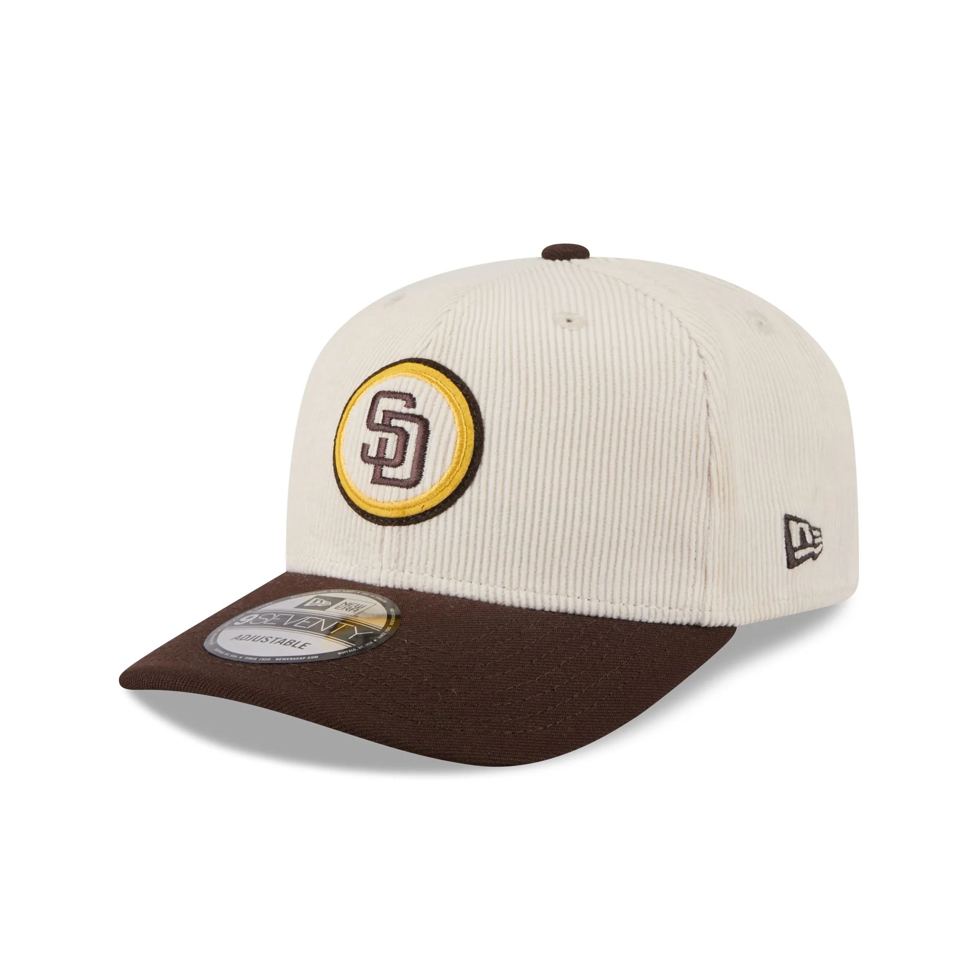 San Diego Padres Loyal Corduroy 9SEVENTY Stretch-Snap Hat - Image 3