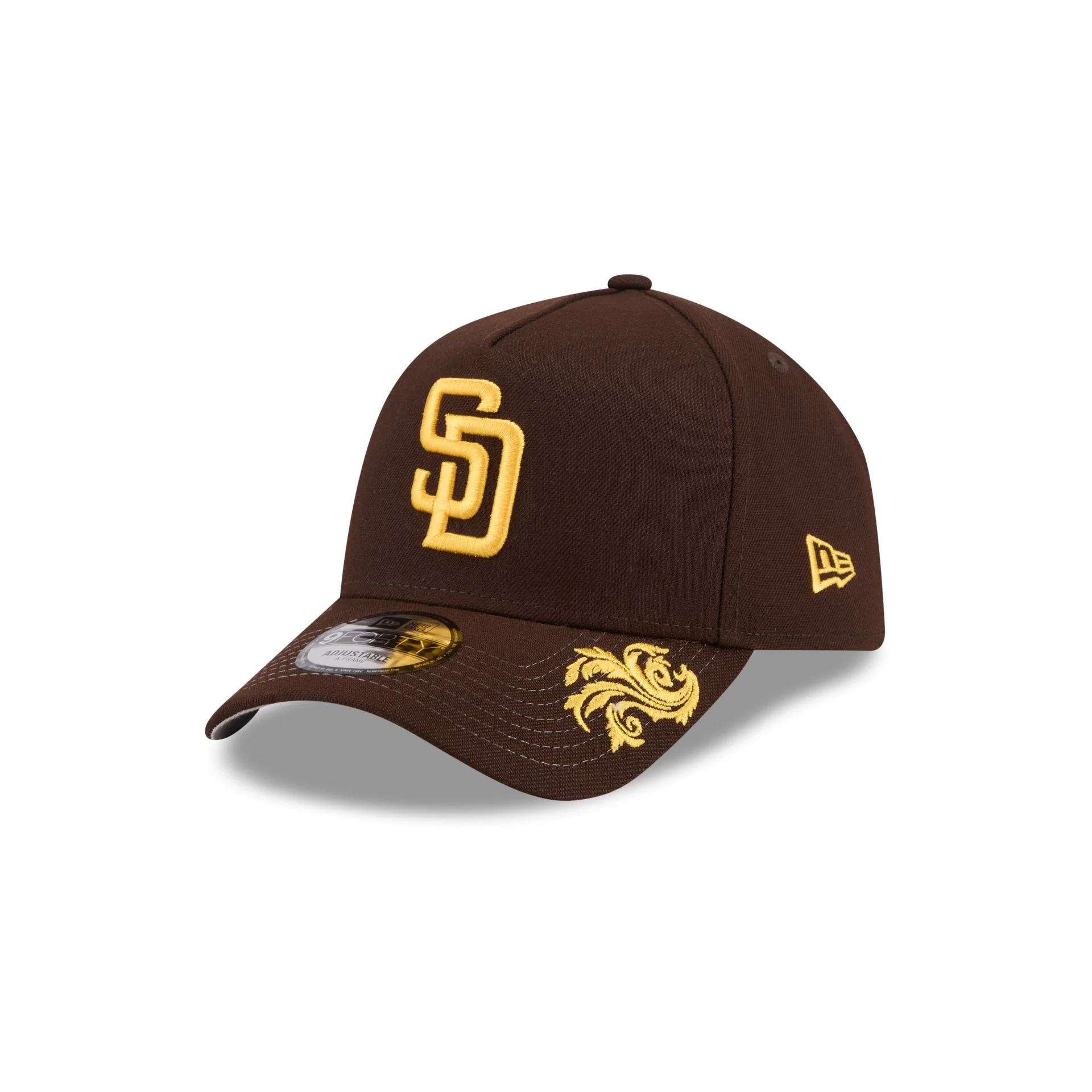 San Diego Padres Script 9FORTY A-Frame Snapback Hat - Image 3
