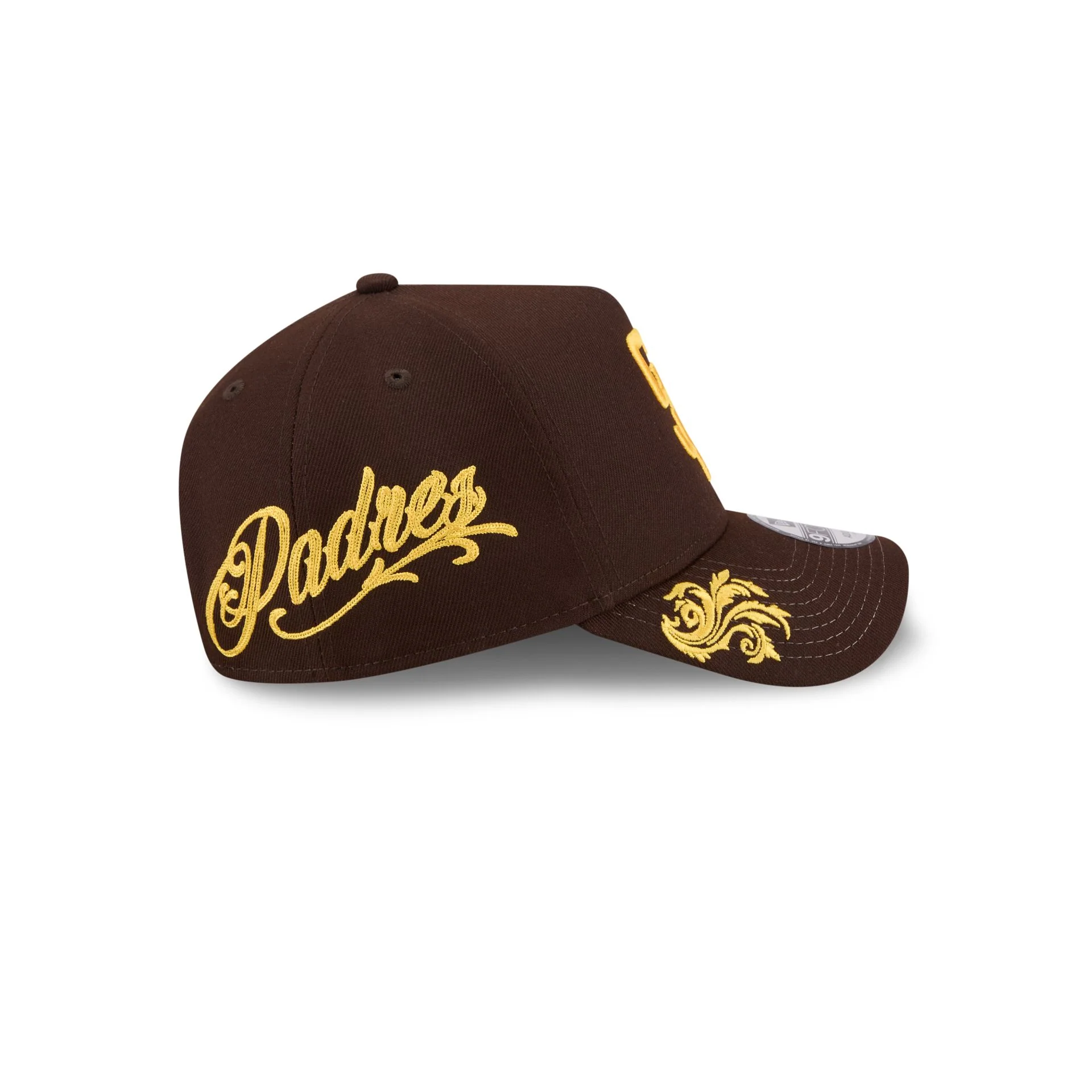San Diego Padres Script 9FORTY A-Frame Snapback Hat - Image 4