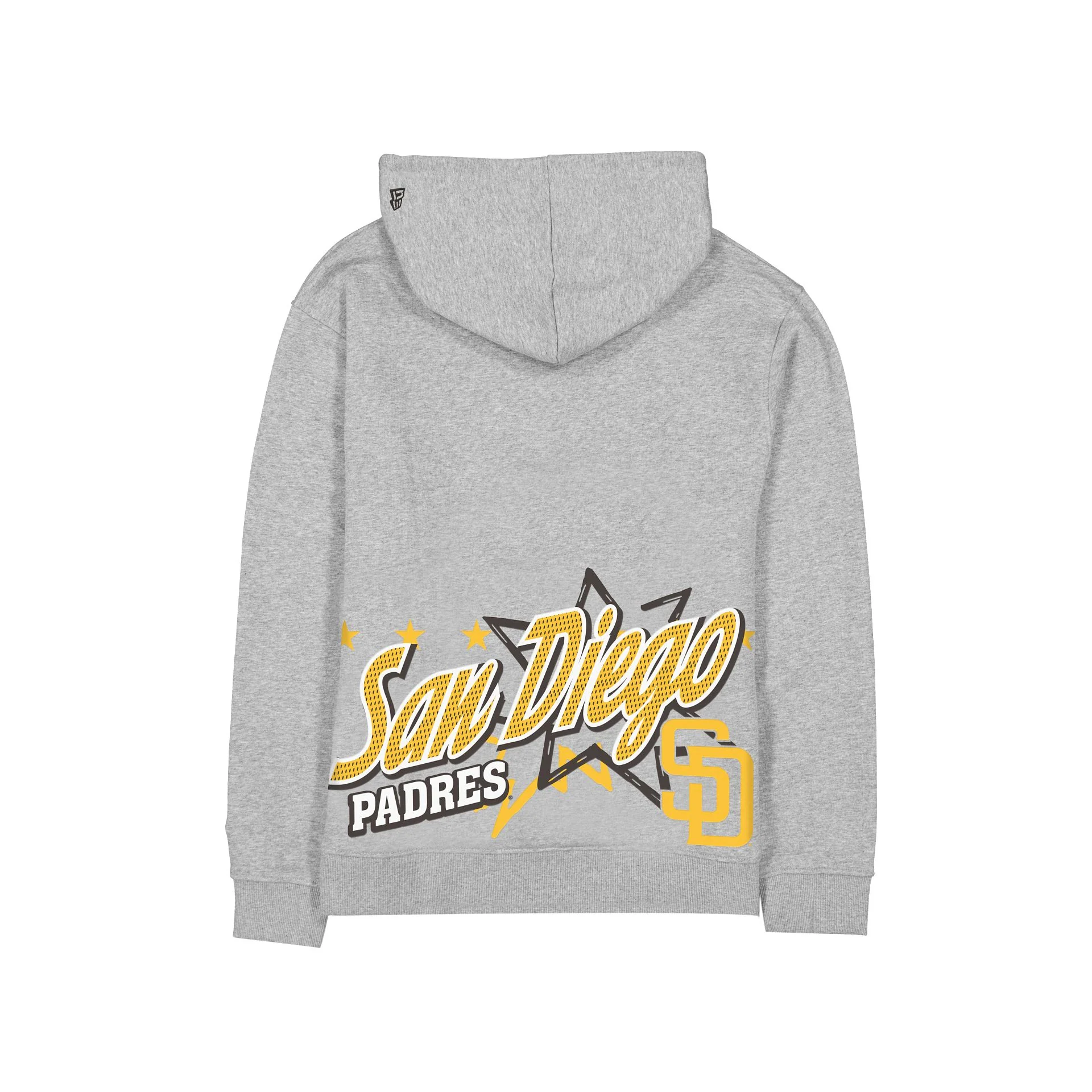 San Diego Padres Sport Classics Heather Gray Hoodie - Image 2