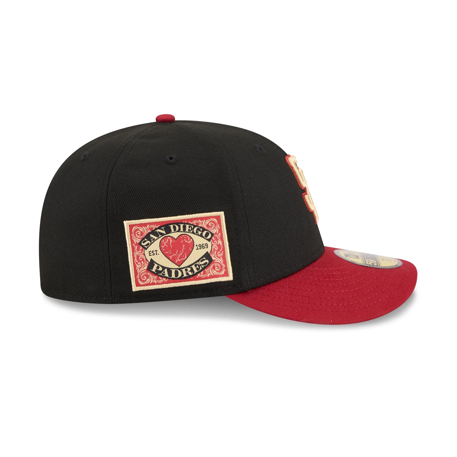 San Diego Padres Team Cards 59FIFTY Fitted Hat - Image 4
