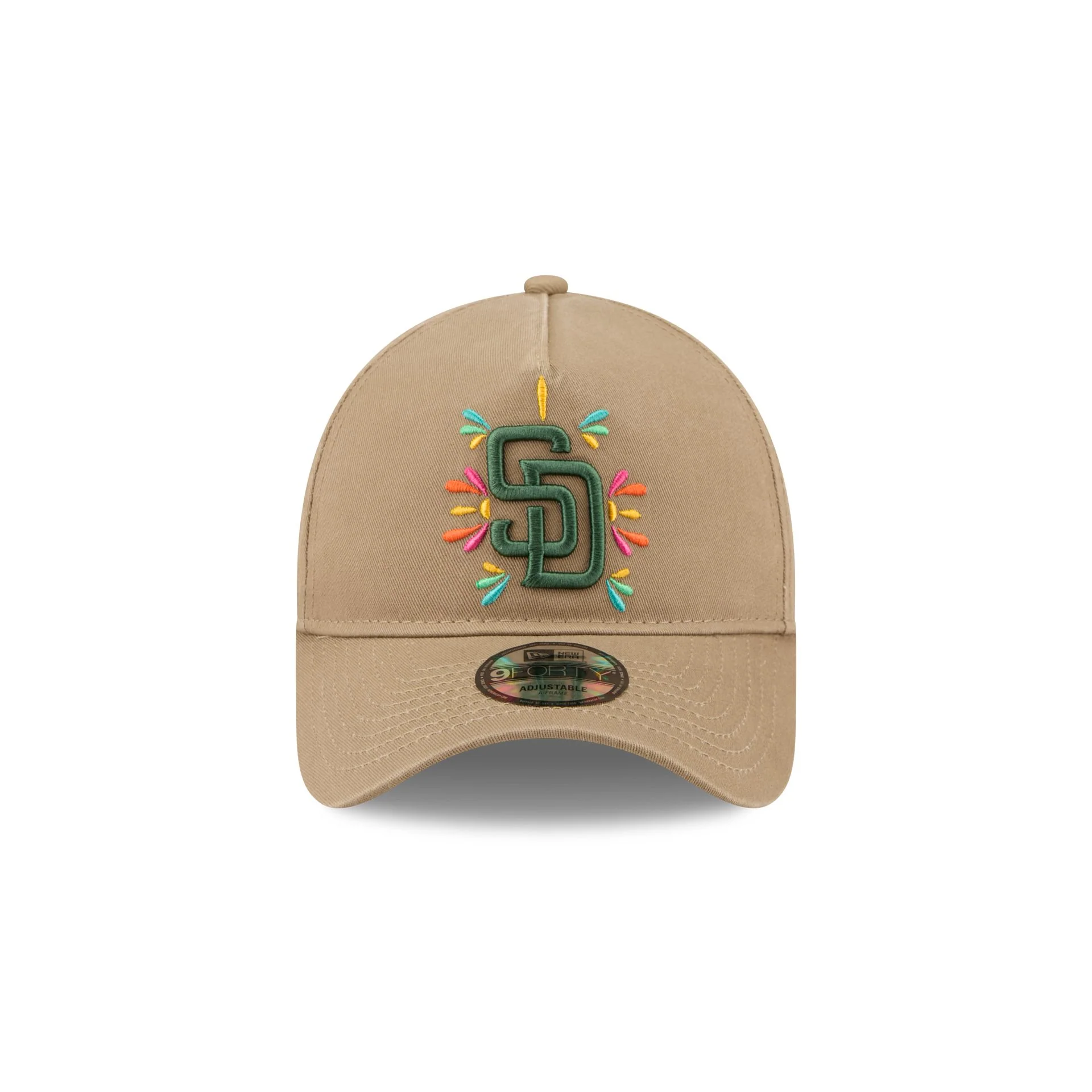 San Diego Padres Vibrant Festivities 9FORTY A-Frame Snapback Hat - Image 2