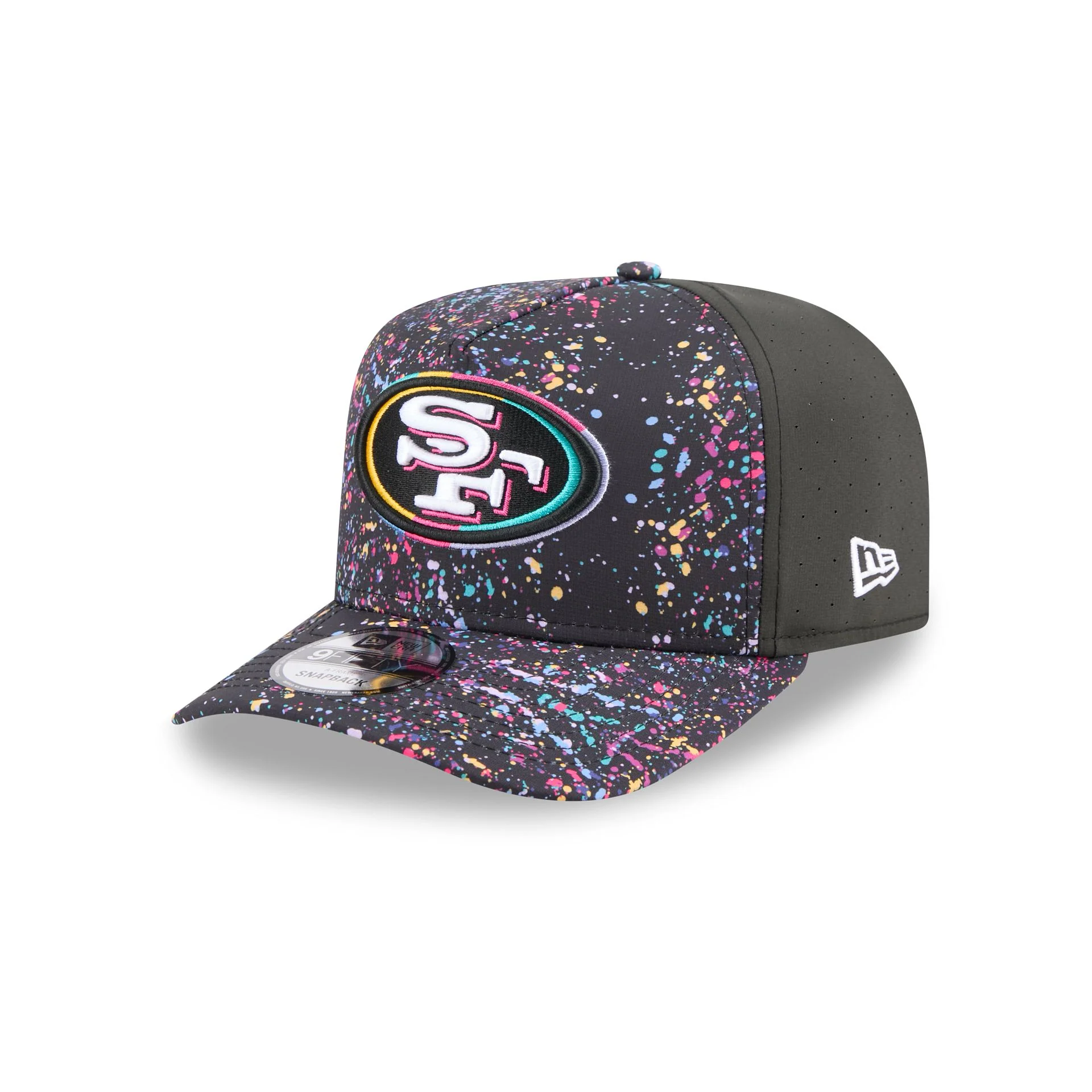 San Francisco 49ers 2025 Crucial Catch 9FIFTY A-Frame Snapback Hat - Image 3