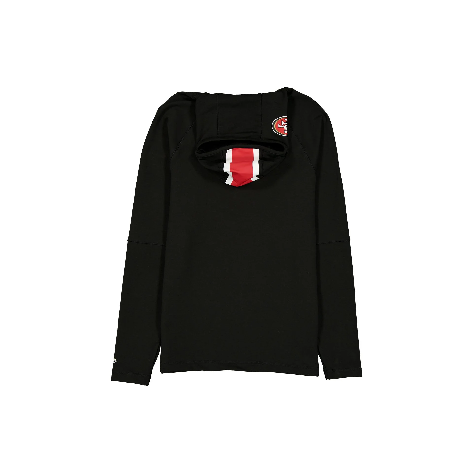San Francisco 49ers 2025 Functional Fandom Black Balaclava Hoodie - Image 3