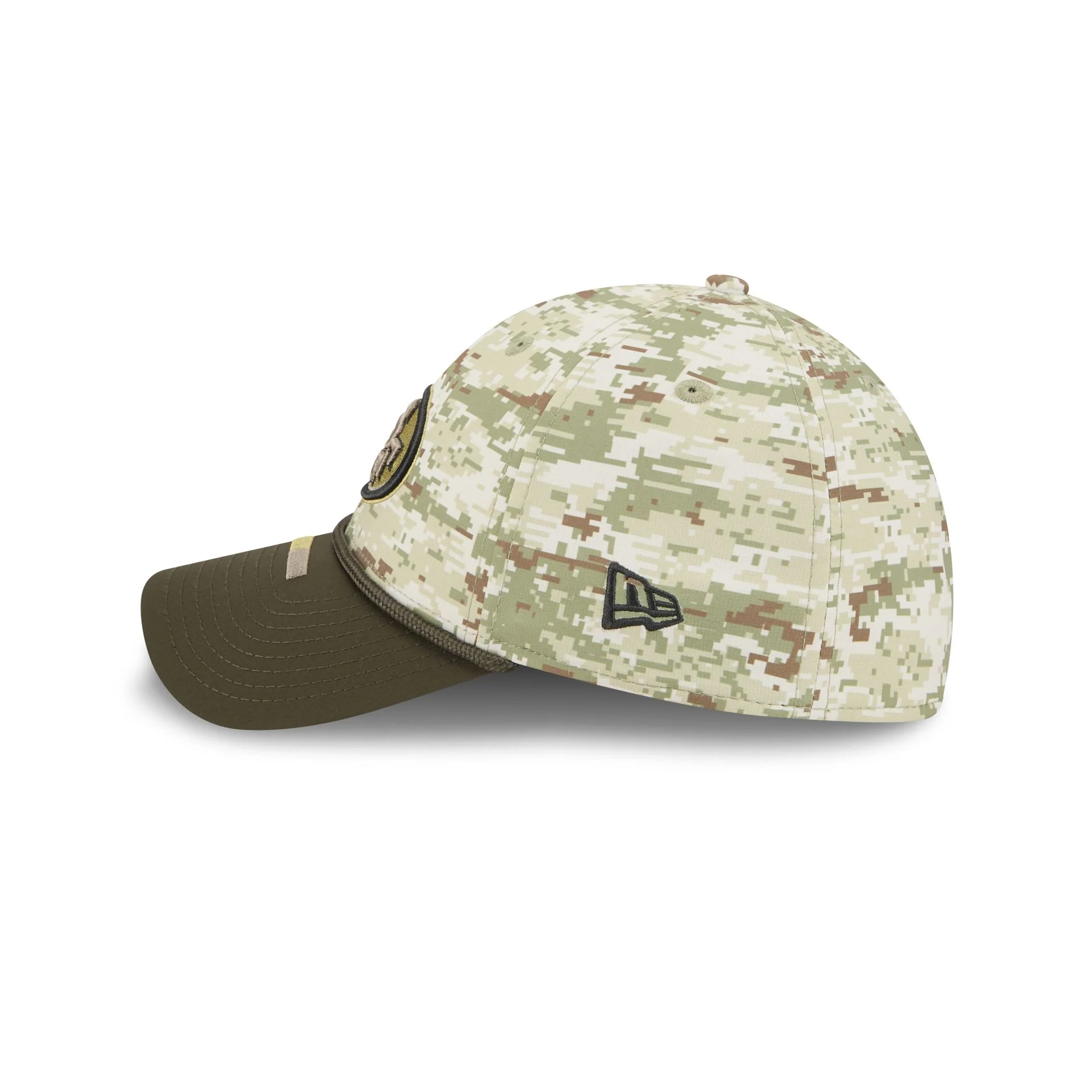 San Francisco 49ers 2025 Salute to Service Digi Camo 39THIRTY Stretch Fit Hat - Image 5
