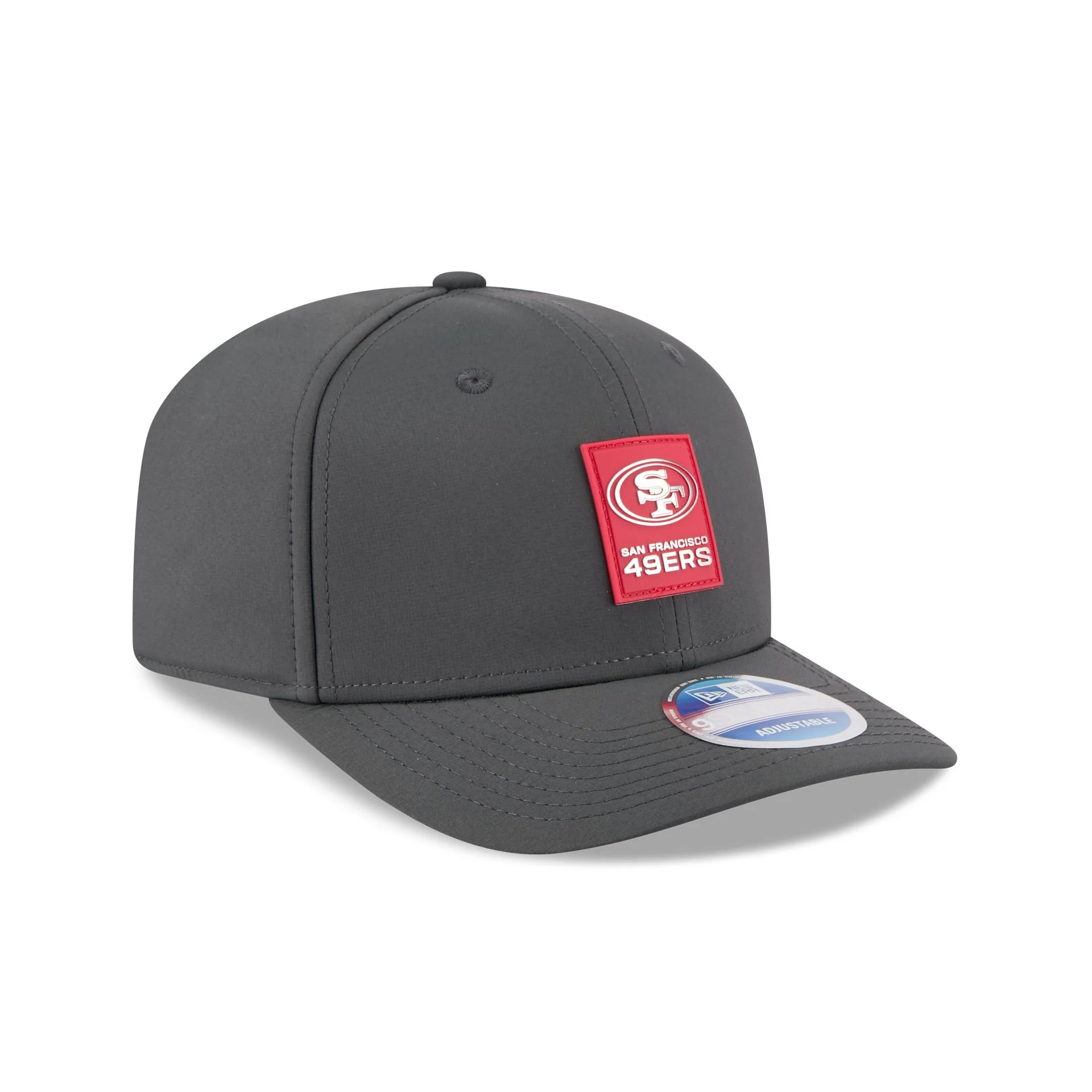 San Francisco 49ers 2025 Sideline Cold Weather Steel Clouds 9SEVENTY Stretch-Snap Hat - Image 3