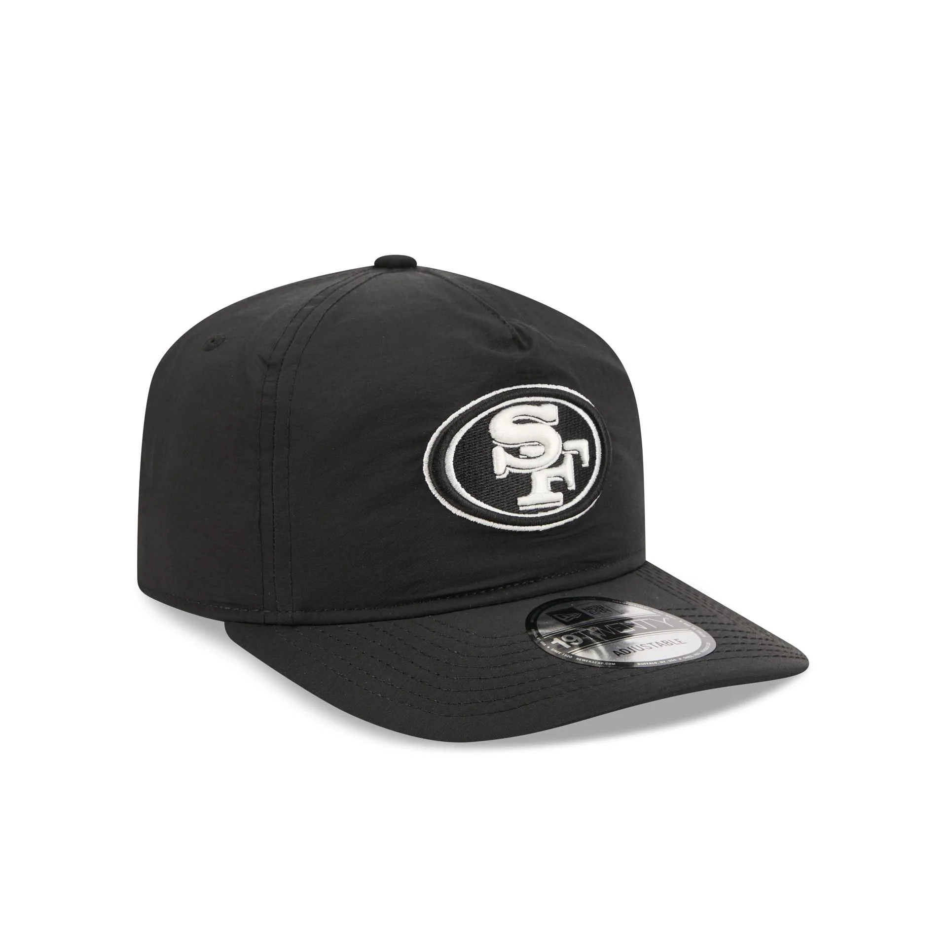 San Francisco 49ers Black Nylon 19TWENTY Adjustable Hat - Image 3