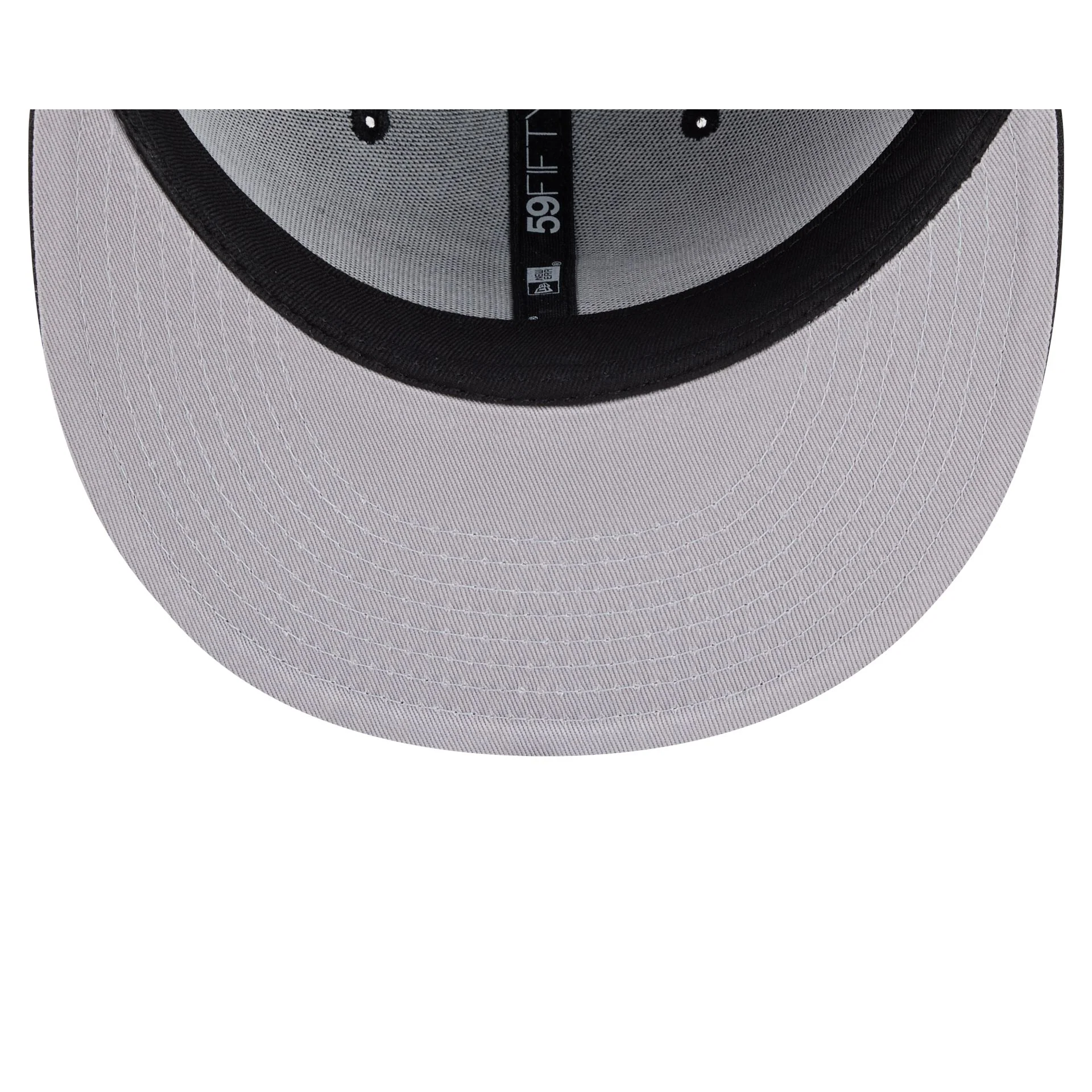 San Francisco 49ers Black and White Basic 59FIFTY Fitted Hat - Image 7