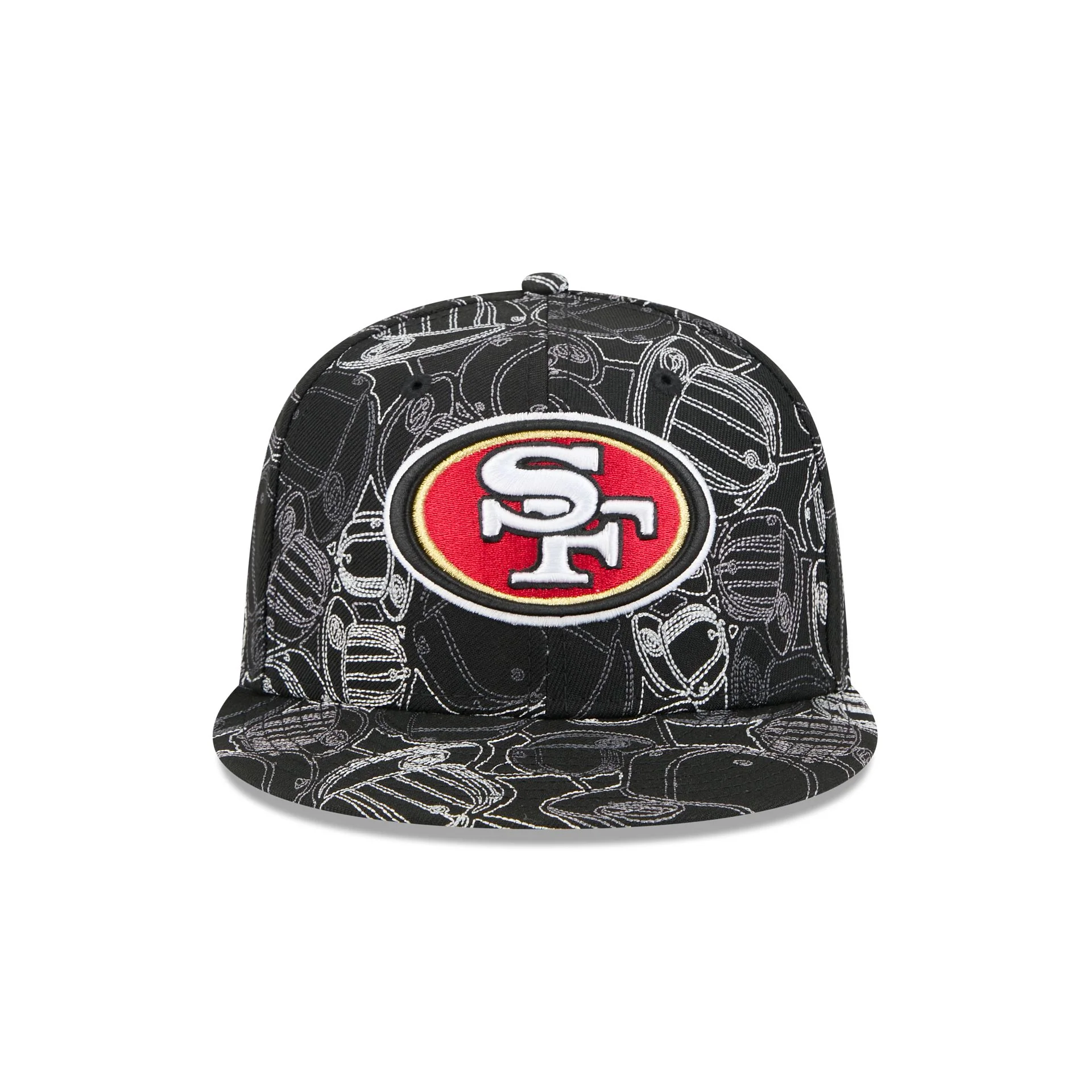 San Francisco 49ers Cap Scramble 59FIFTY Fitted Hat - Image 2