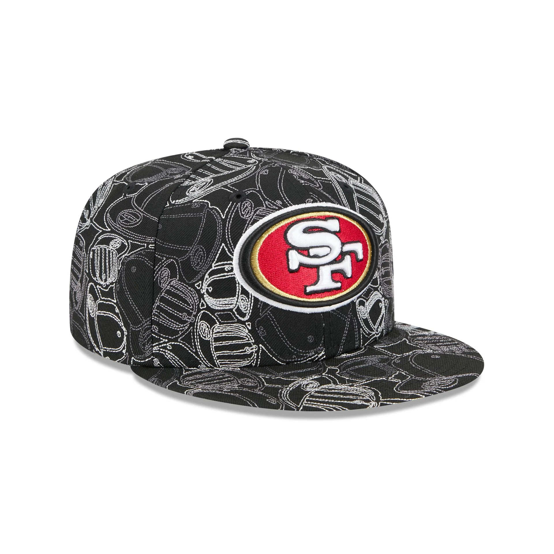 San Francisco 49ers Cap Scramble 59FIFTY Fitted Hat - Image 3