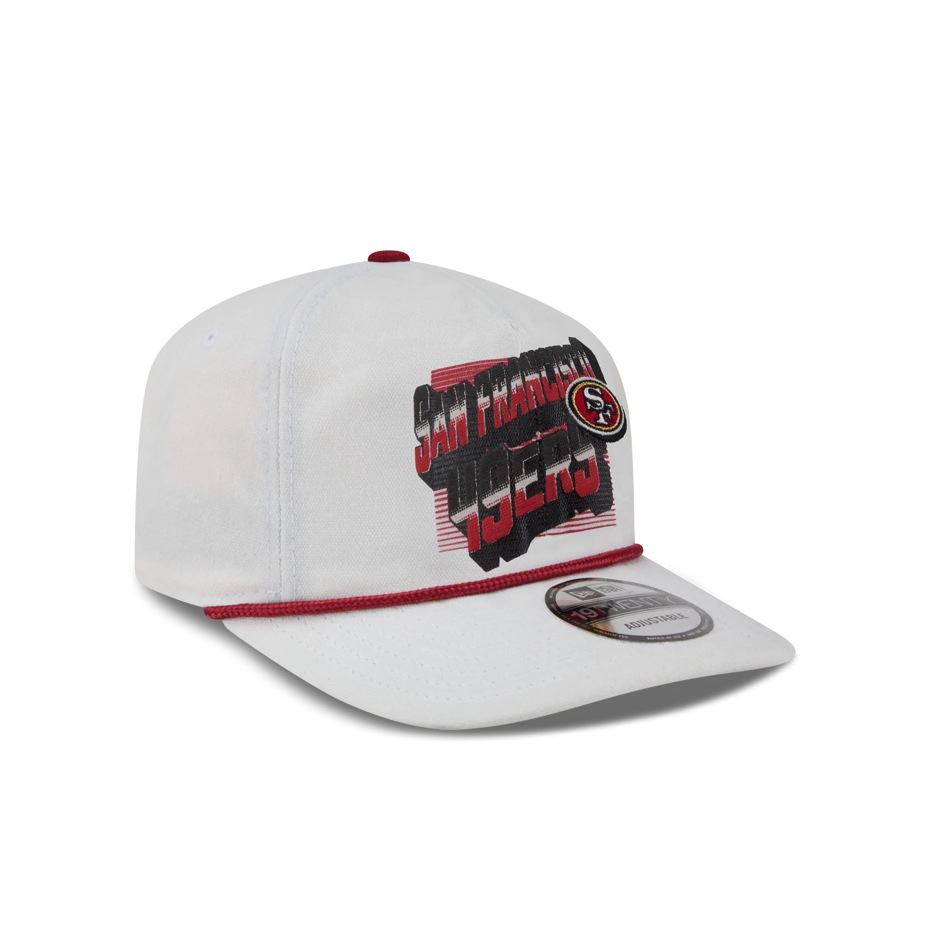 San Francisco 49ers Duck Cloth 19TWENTY Adjustable Hat - Image 3