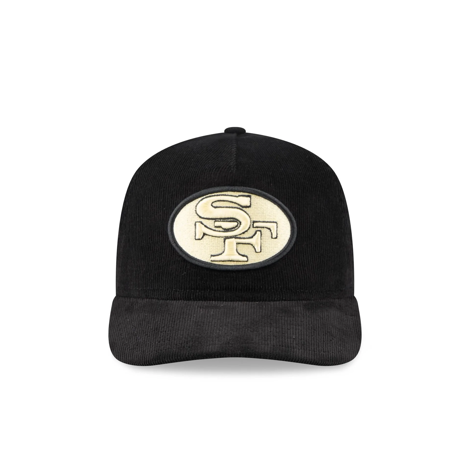 San Francisco 49ers Nostalgic Black Corduroy 19TWENTY Adjustable Hat - Image 2
