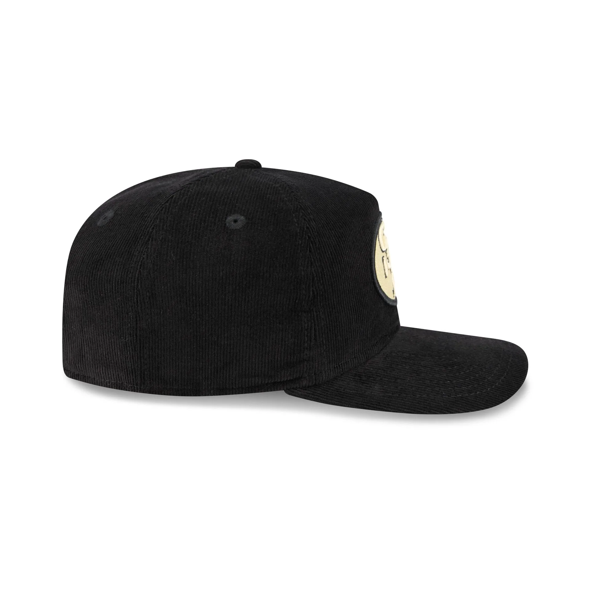 San Francisco 49ers Nostalgic Black Corduroy 19TWENTY Adjustable Hat - Image 5