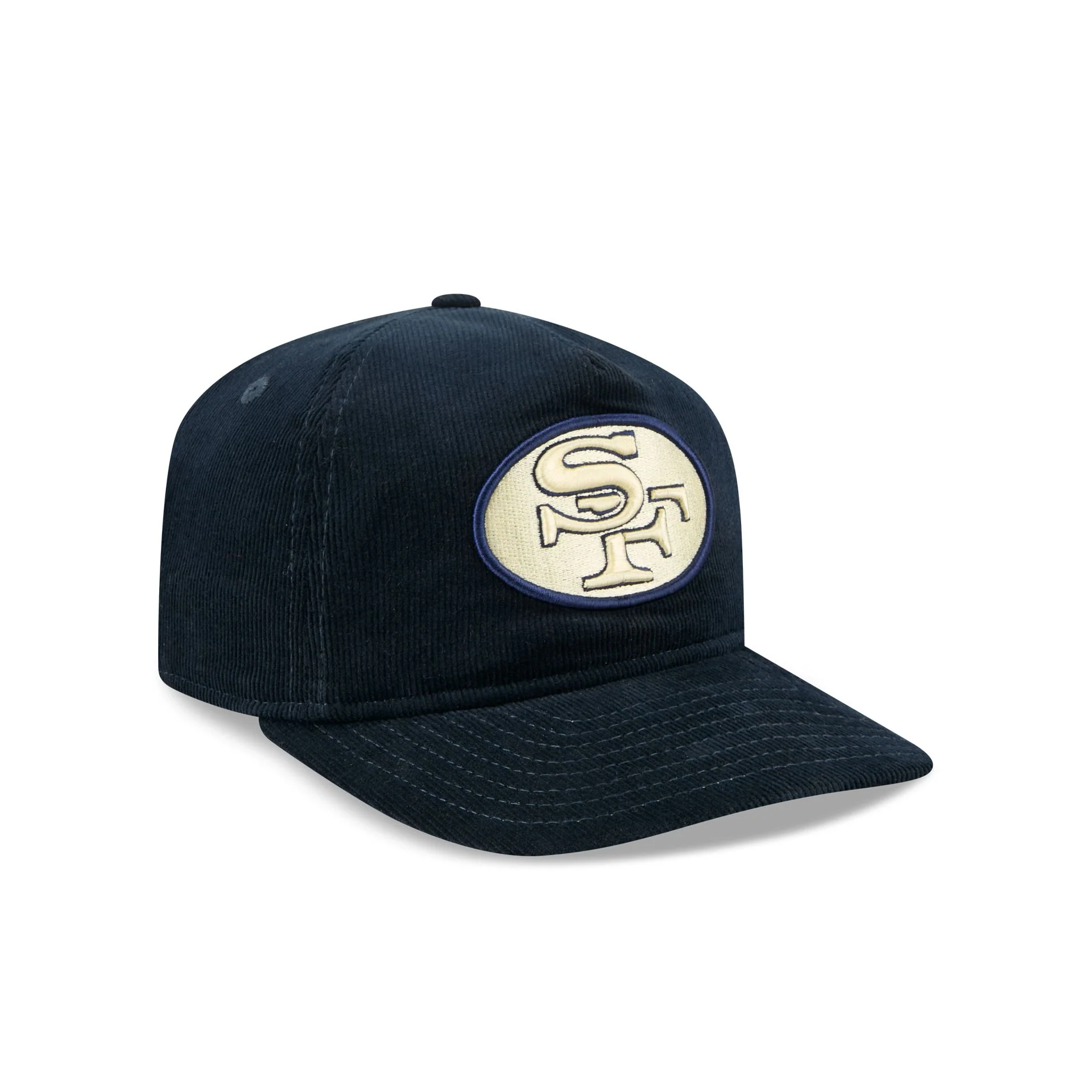 San Francisco 49ers Nostalgic Navy Corduroy 19TWENTY Adjustable Hat - Image 3