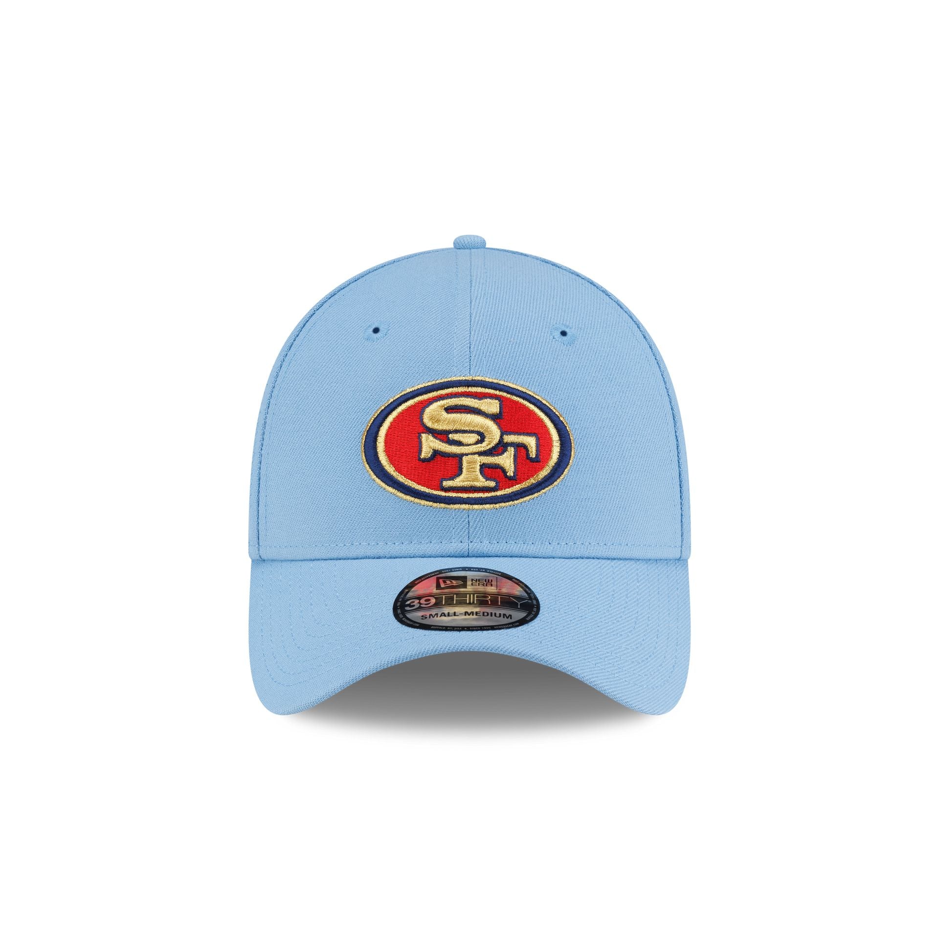San Francisco 49ers Red, White & Blue 39THIRTY Stretch Fit Hat - Image 2