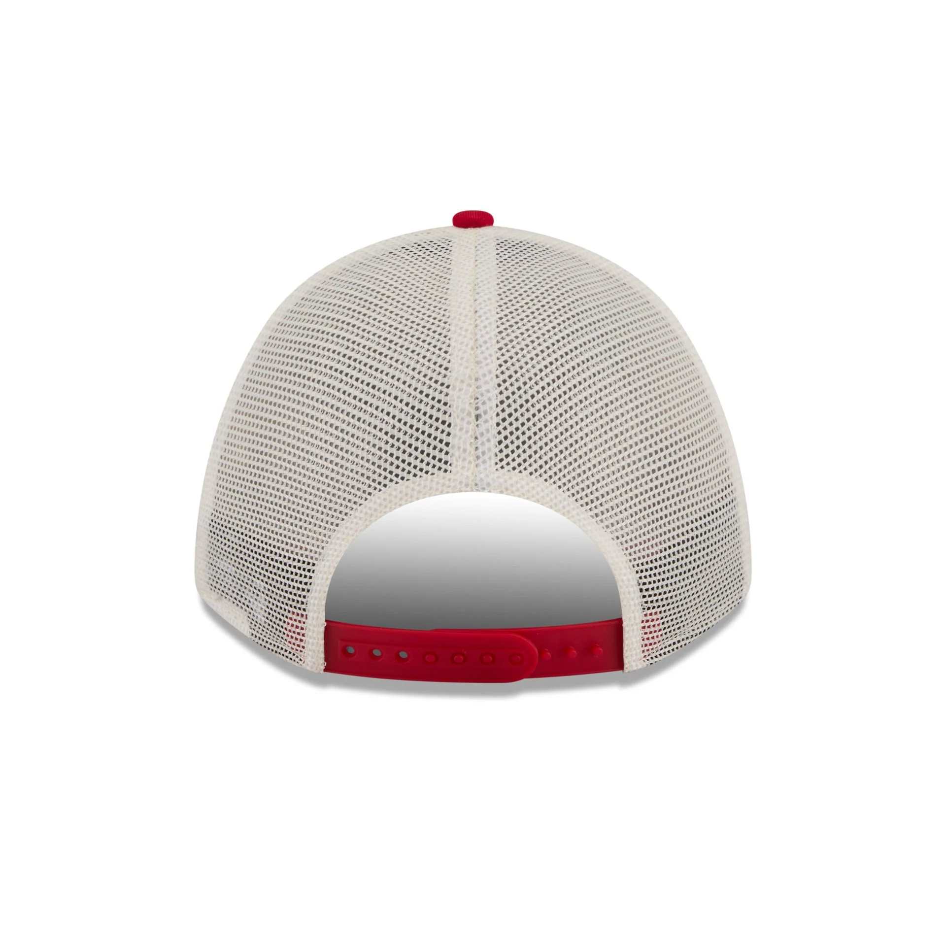 San Francisco 49ers Retro Chrome Women's White 9FORTY M-Crown A-Frame Trucker Hat - Image 6