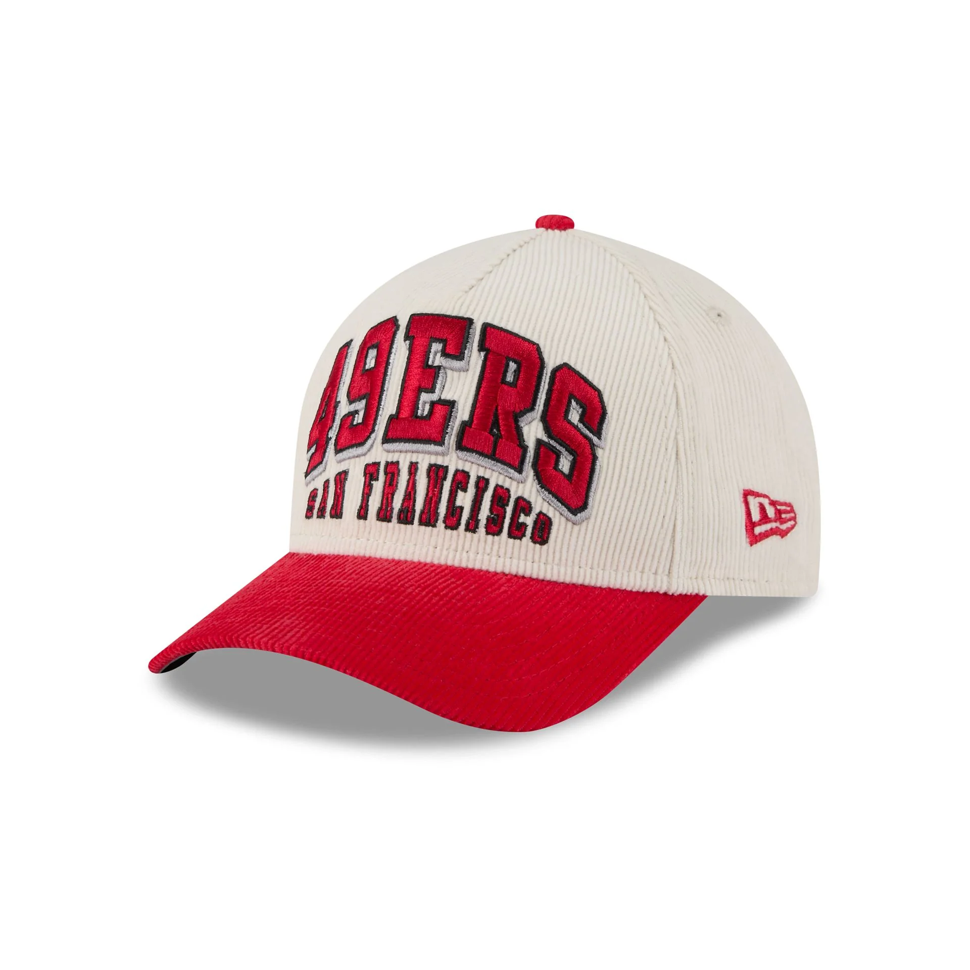 San Francisco 49ers Stacked Corduroy 9FORTY M-Crown A-Frame Snapback Hat - Image 3