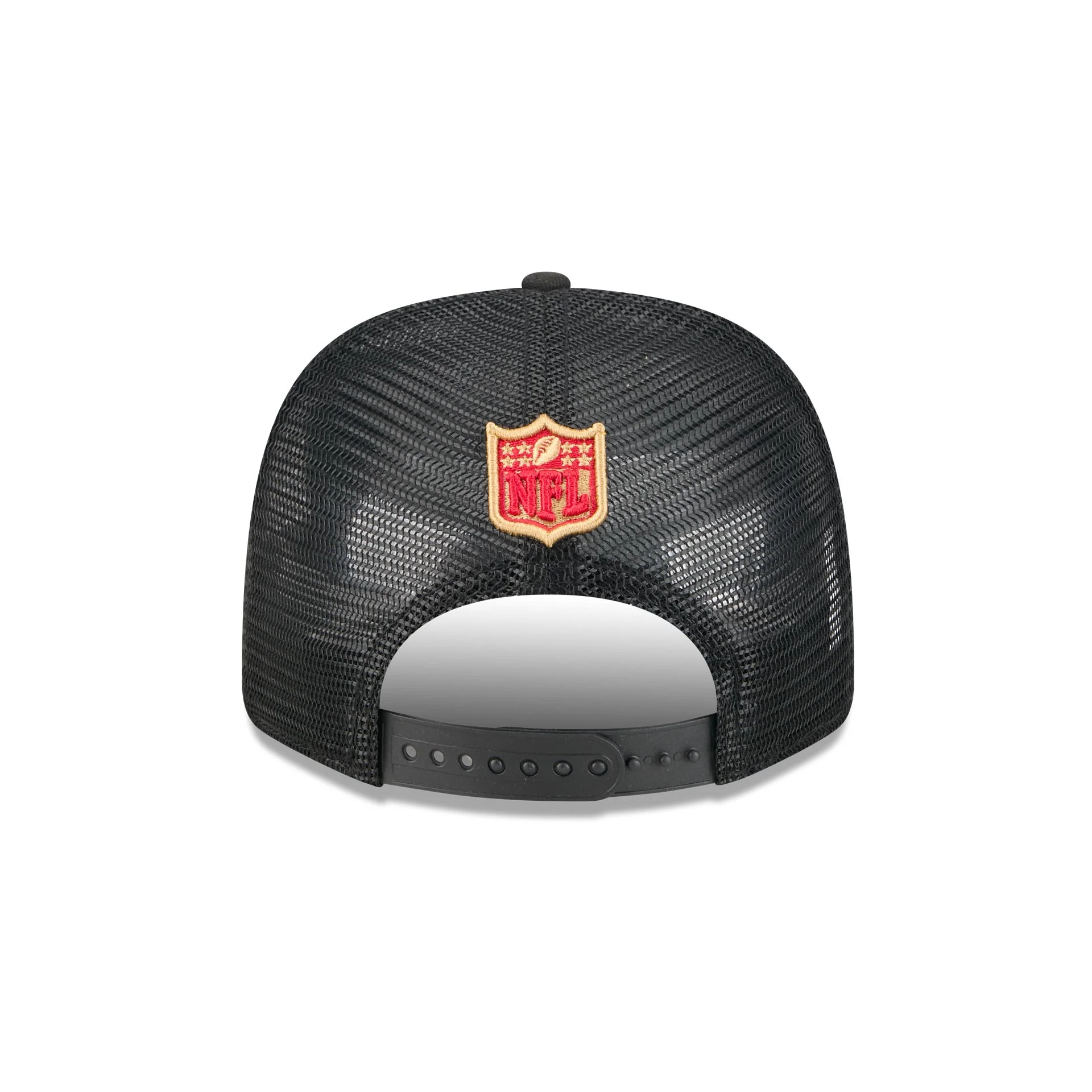 San Francisco 49ers Team Black 9SEVENTY Trucker Hat - Image 6