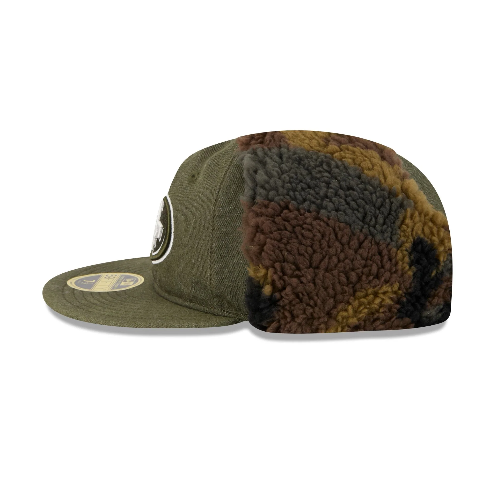 San Francisco 49ers Three Looms Cotton Twill Camo Retro Crown Dog Ear 59FIFTY Fitted Hat - Image 4