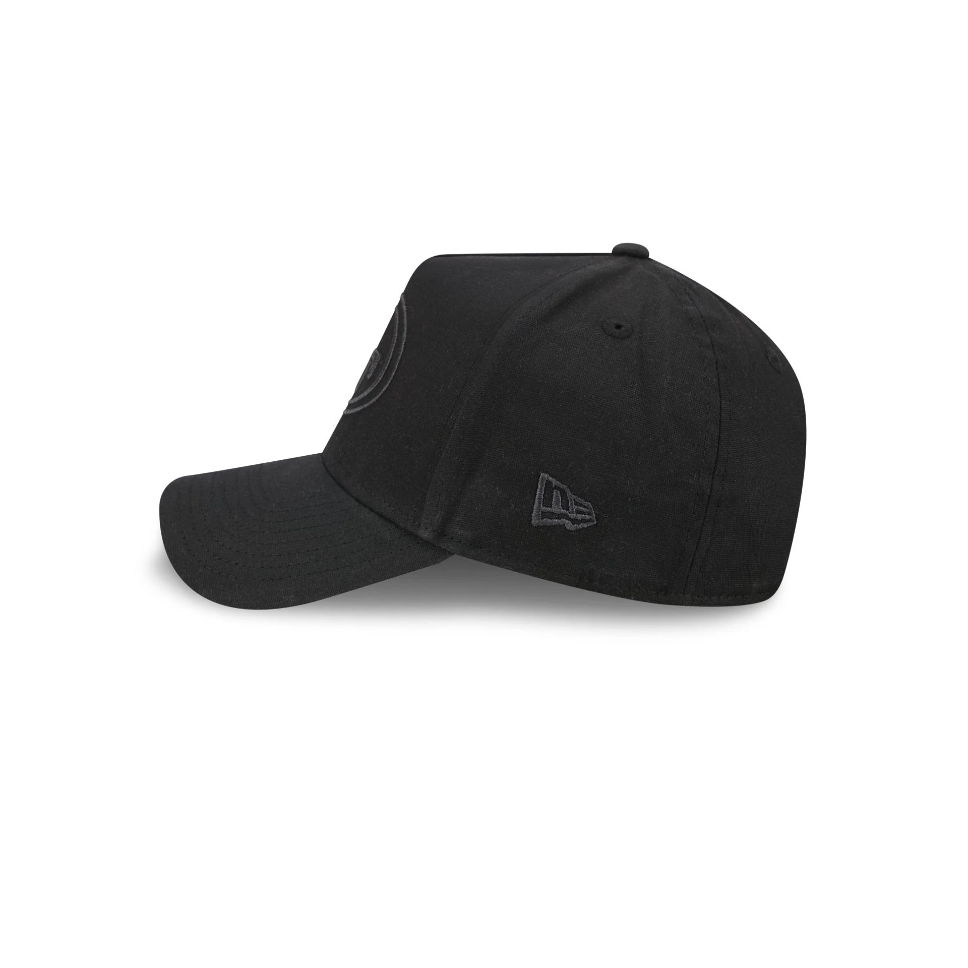 San Francisco 49ers Waxed Canvas Black 59FORTY A-Frame Fitted Hat - Image 5