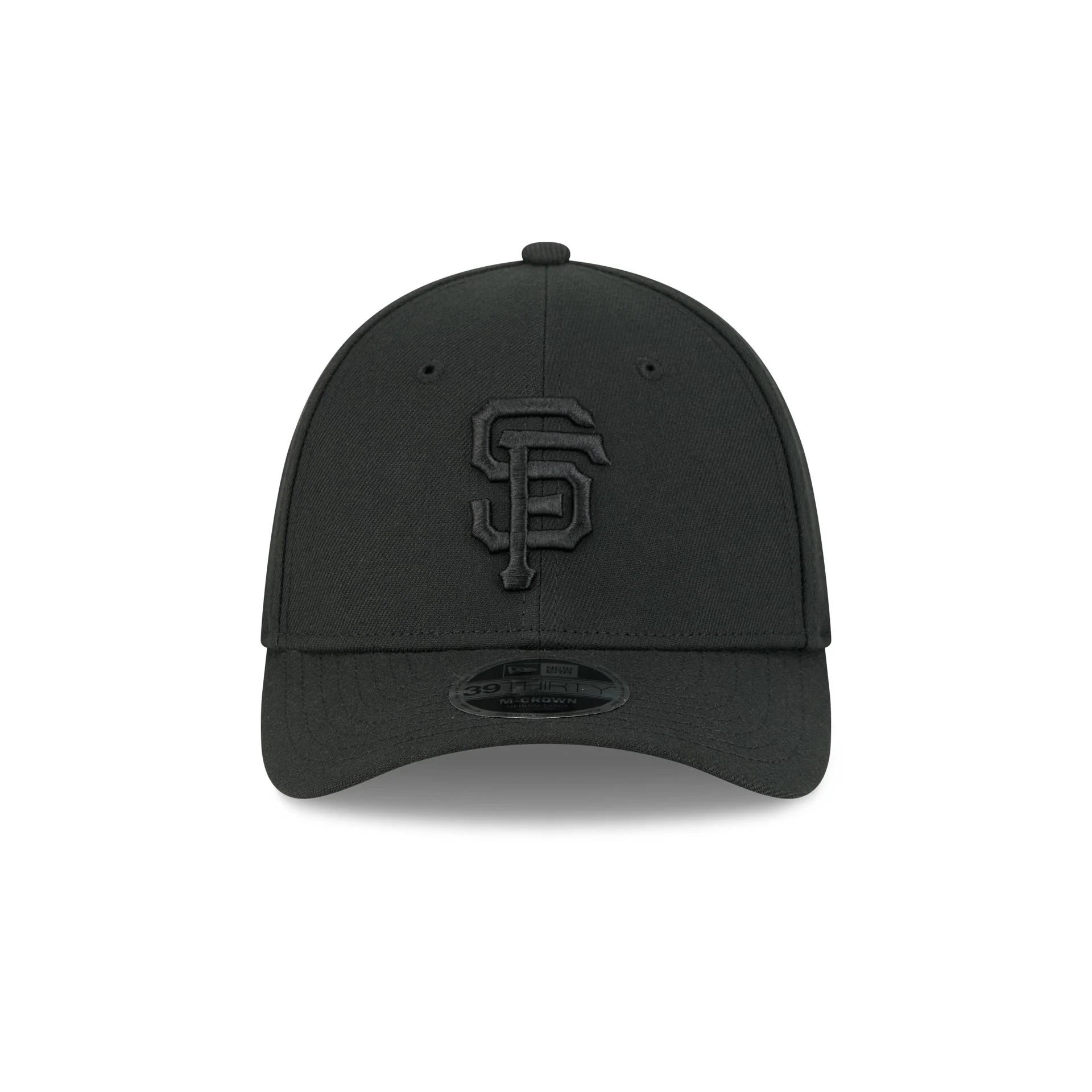 San Francisco Giants Black and White 39THIRTY M-Crown Stretch Fit Hat - Image 2
