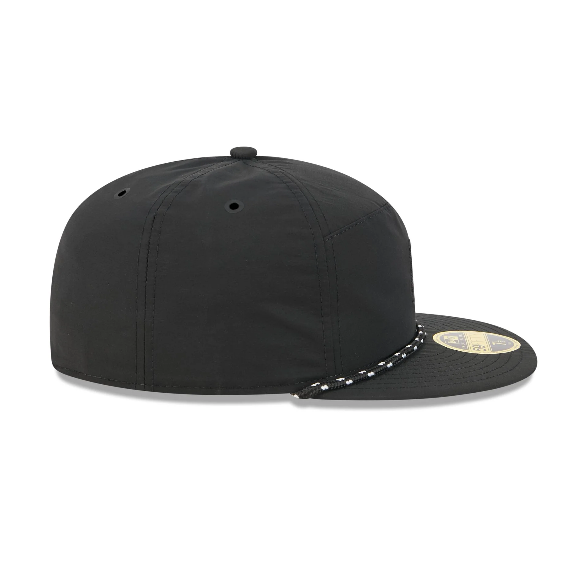 San Francisco Giants Black Poly Rope Split Panel 59FIFTY Fitted Hat - Image 5
