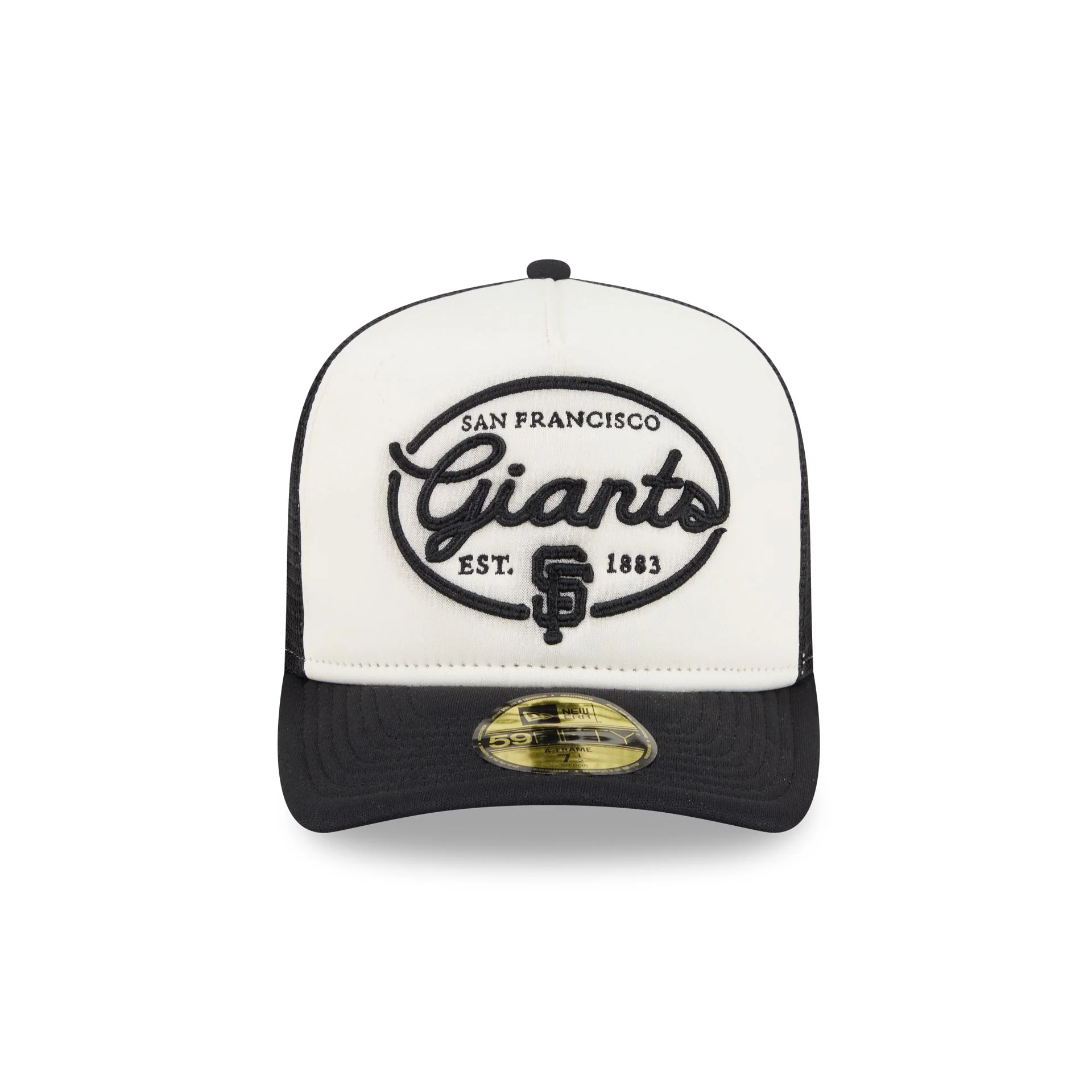 San Francisco Giants Chrome 59FIFTY Fitted Trucker Hat - Image 2