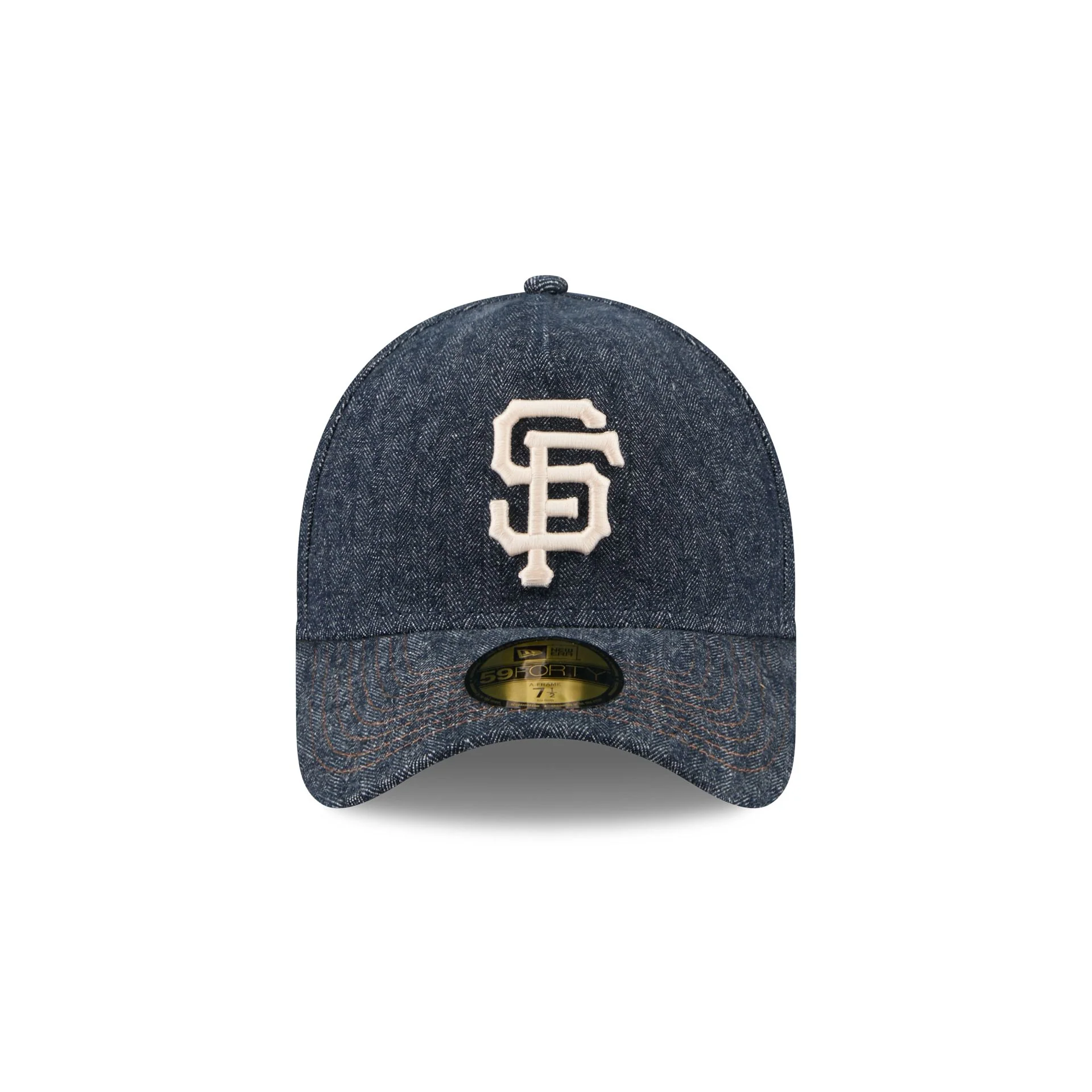 San Francisco Giants Denim 59FORTY A-Frame Fitted Hat - Image 2