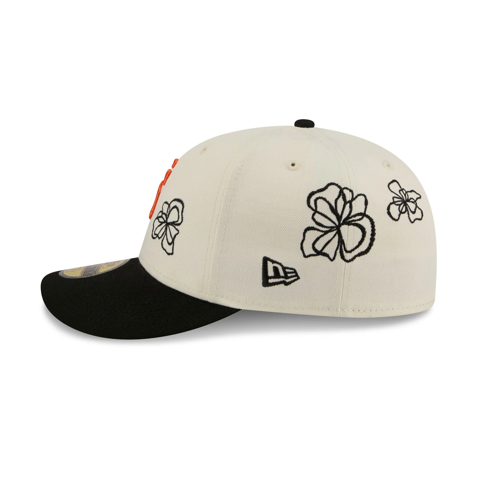 San Francisco Giants Floral Outline 59FIFTY Fitted Hat - Image 4