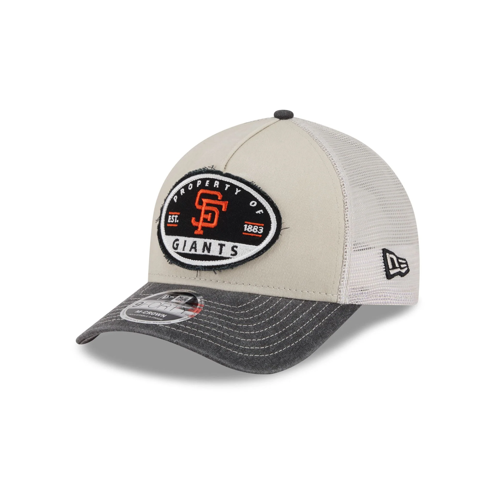 San Francisco Giants Frayed 9FORTY M-Crown A-Frame Trucker Hat