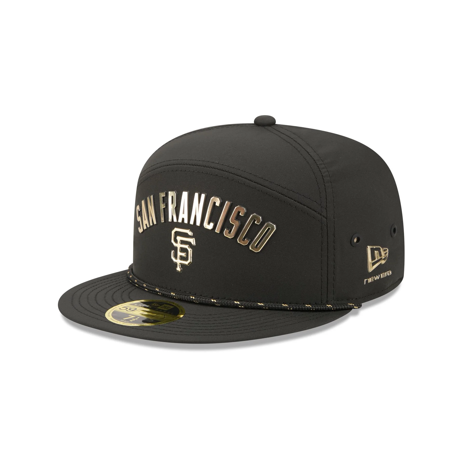San Francisco Giants Gold Logo Rope Split Panel 59FIFTY Fitted Hat