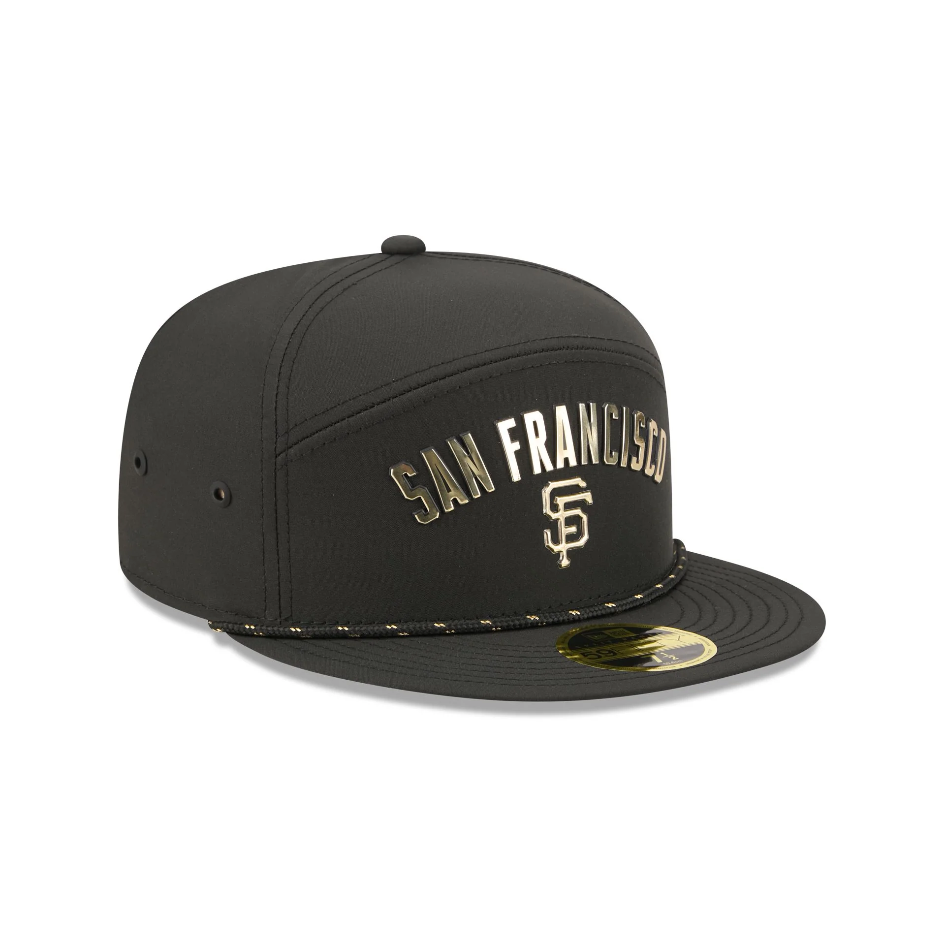 San Francisco Giants Gold Logo Rope Split Panel 59FIFTY Fitted Hat - Image 3