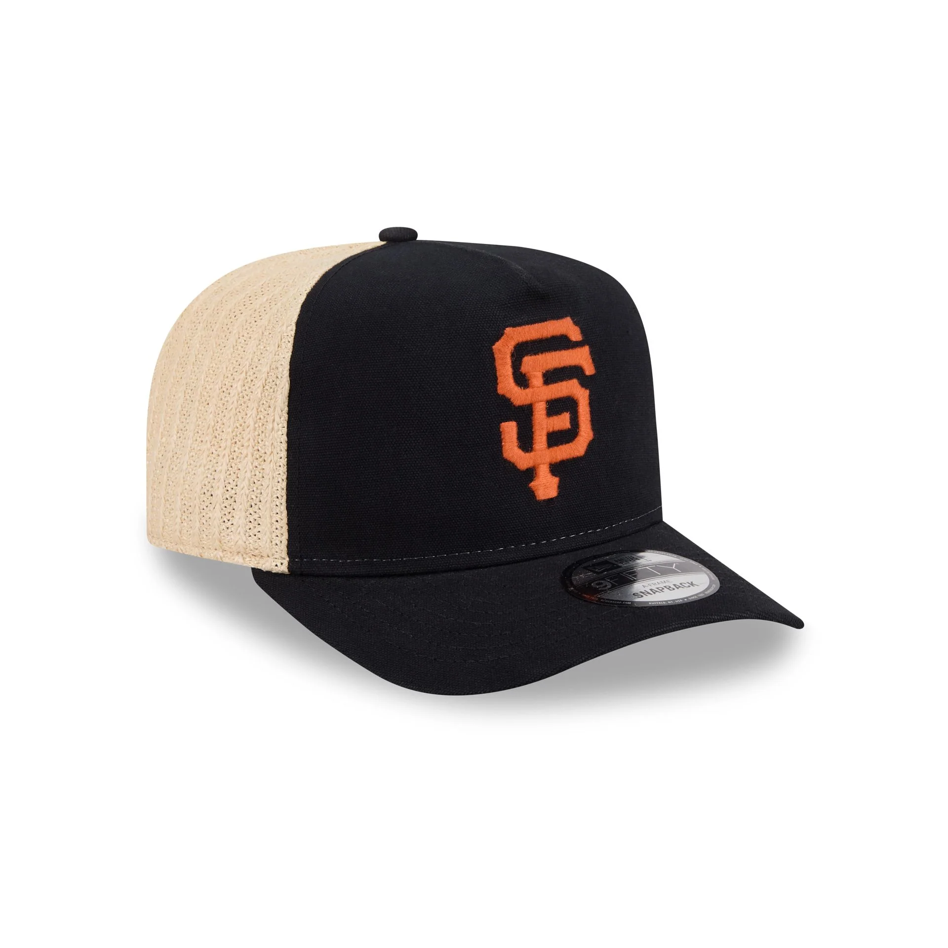 San Francisco Giants Grained 9FIFTY A-Frame Snapback Hat - Image 3