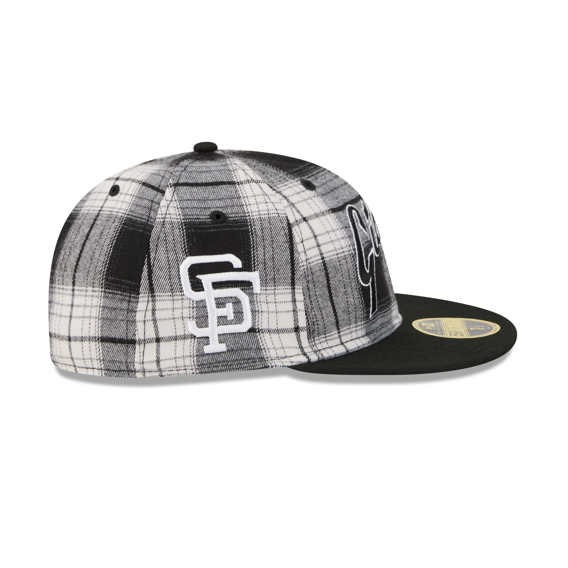 San Francisco Giants Grunge Plaid Retro Crown 59FIFTY Fitted Hat - Image 4