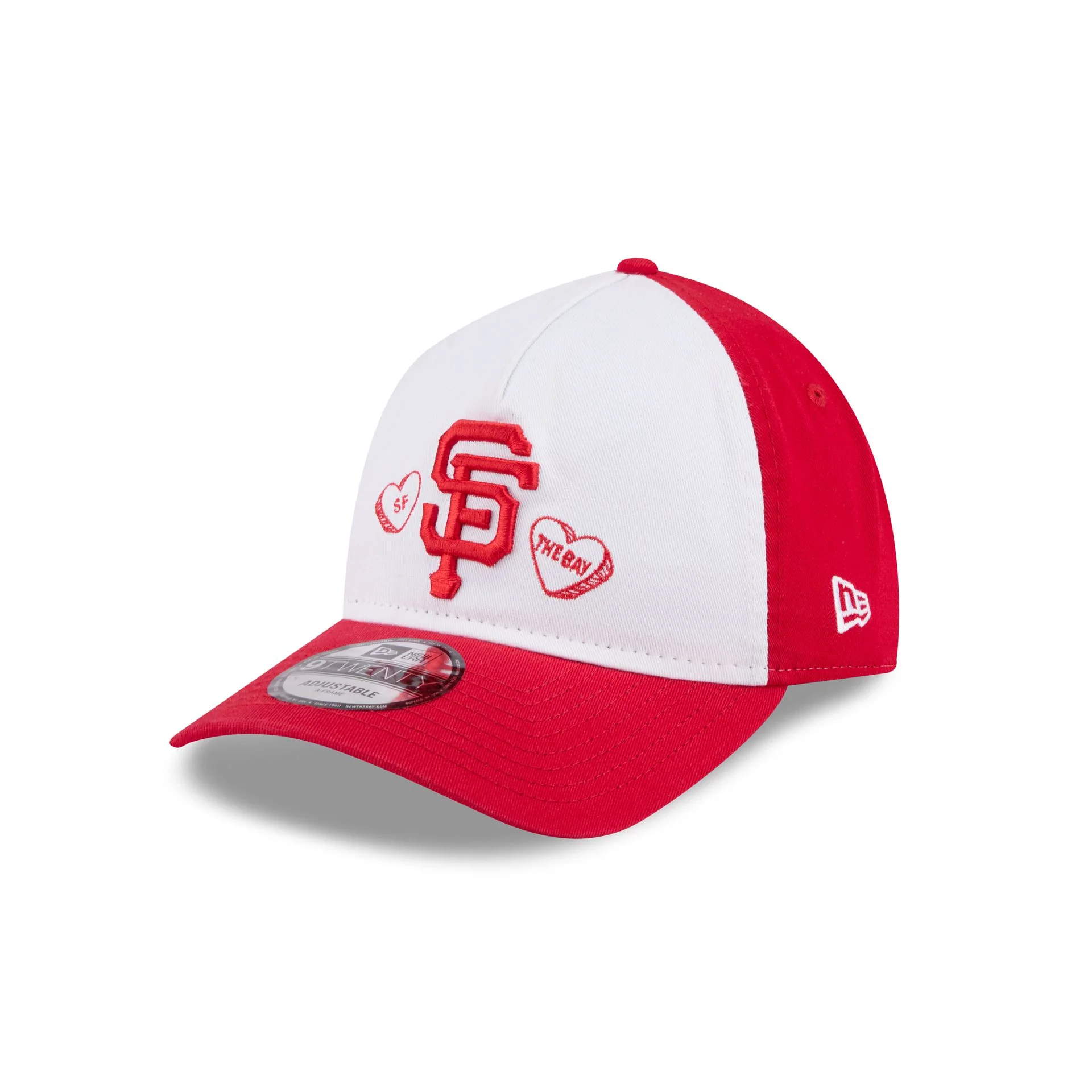 San Francisco Giants Heart 9TWENTY A-Frame Adjustable Hat